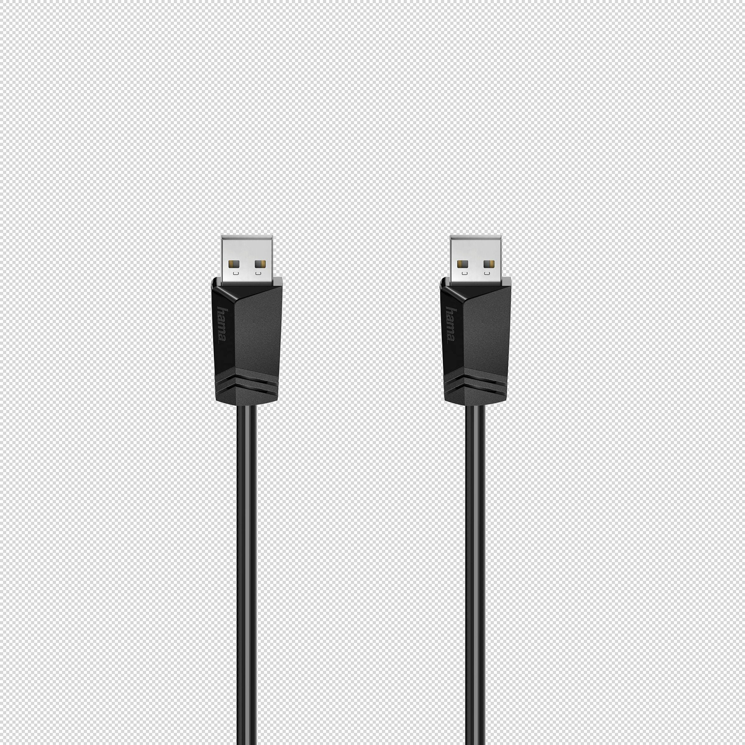 Hama USB-Kabel A-A, USB 2.0, 480 Mbit/s, 1,50 m