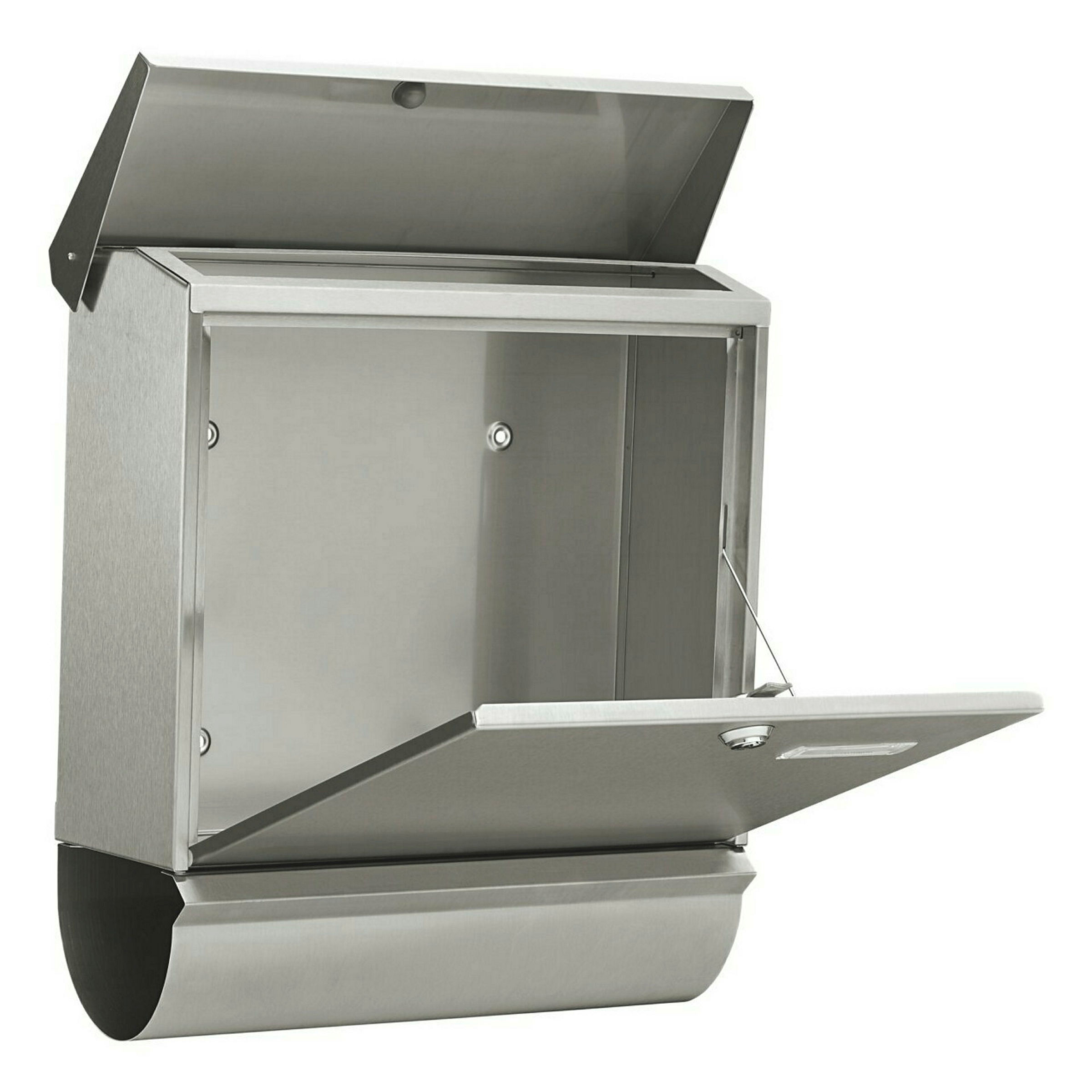 Edelstahl-Briefkasten Comfort-Set 39130 Ni