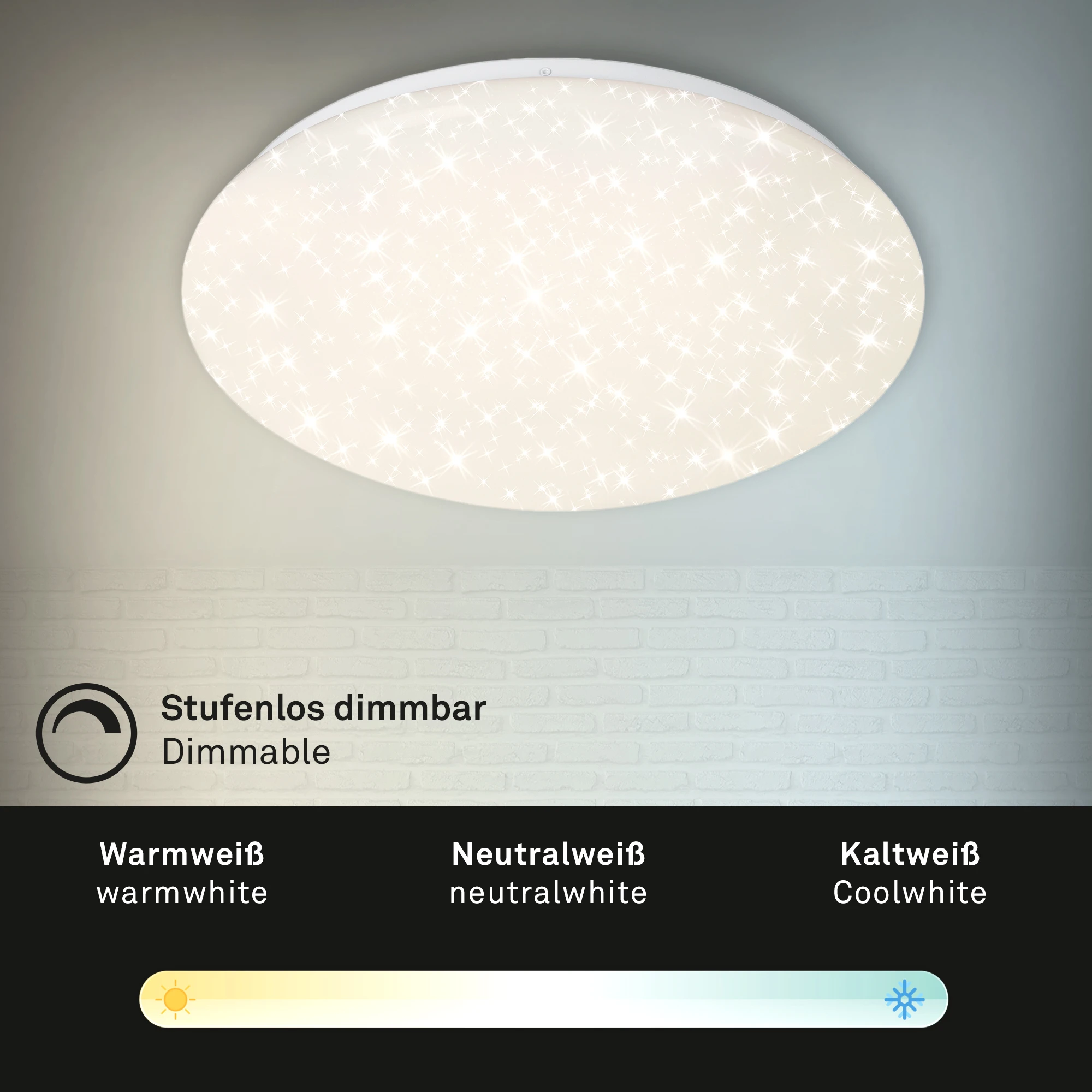 CCT LED Sternenhimmel-Deckenleuchte