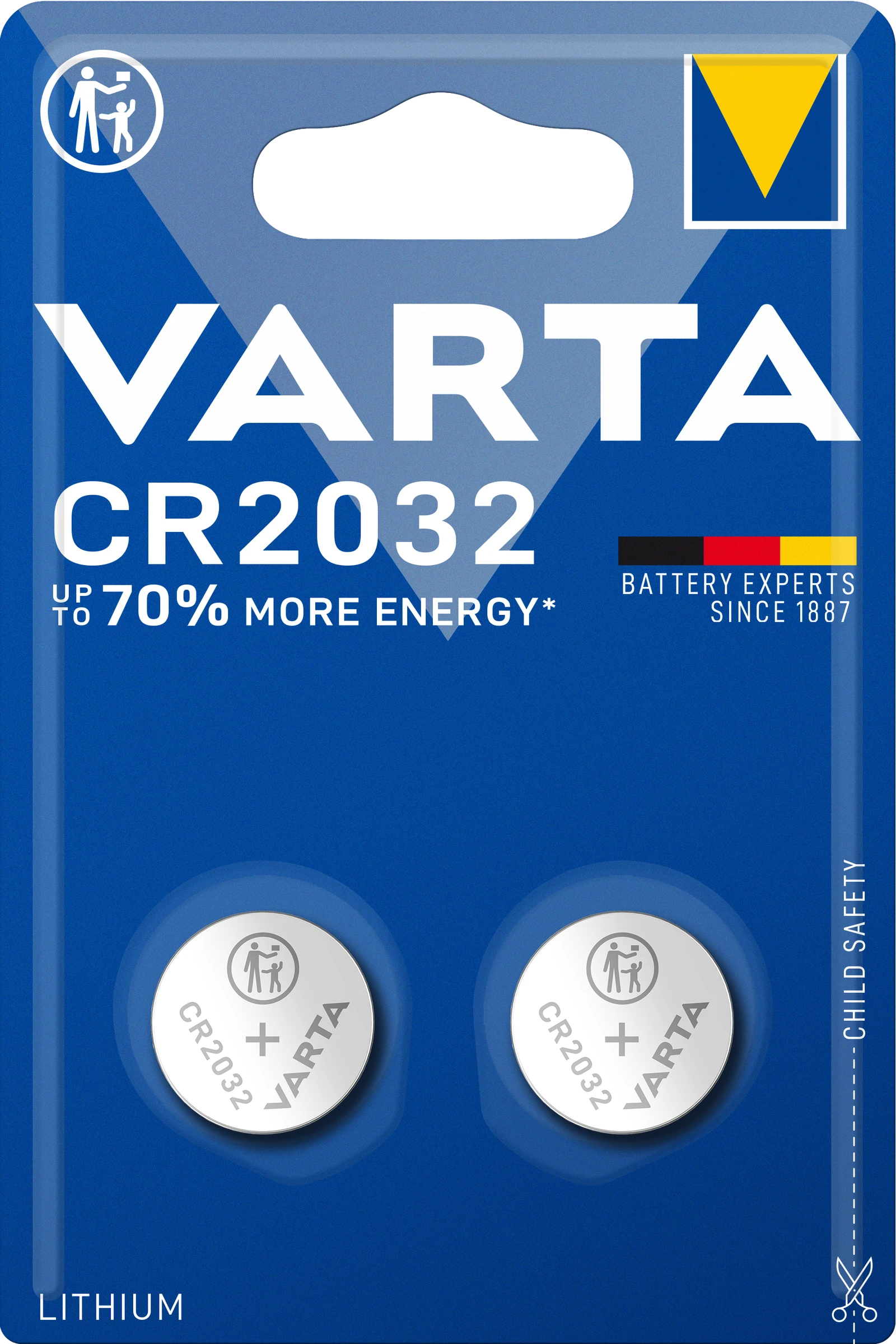 VARTA ELECTRONICS CR2032 Blister 2