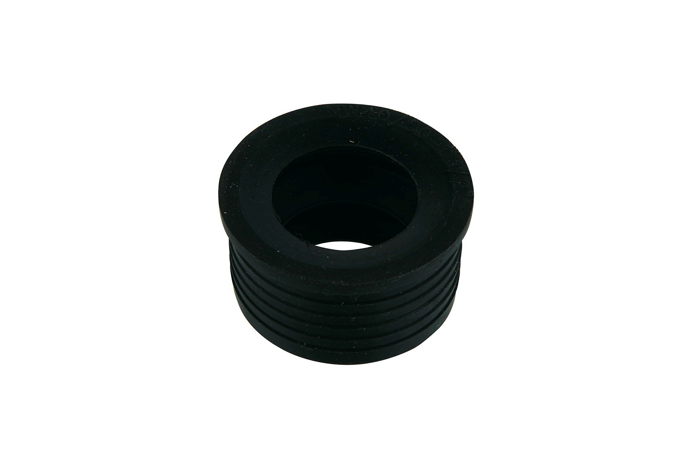 Ablaufverbinder lang, Gummi, 50 mm x 40 mm, für Siphonabgang
