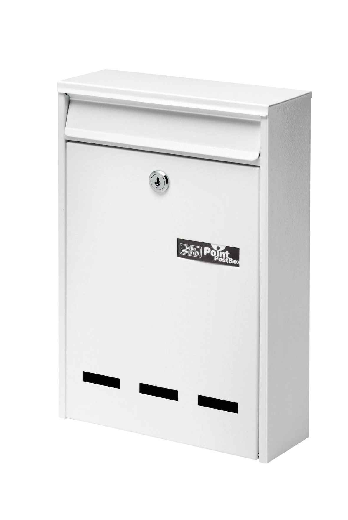 Briefkasten Stahl-lackiert Pocket 5871 W weiss