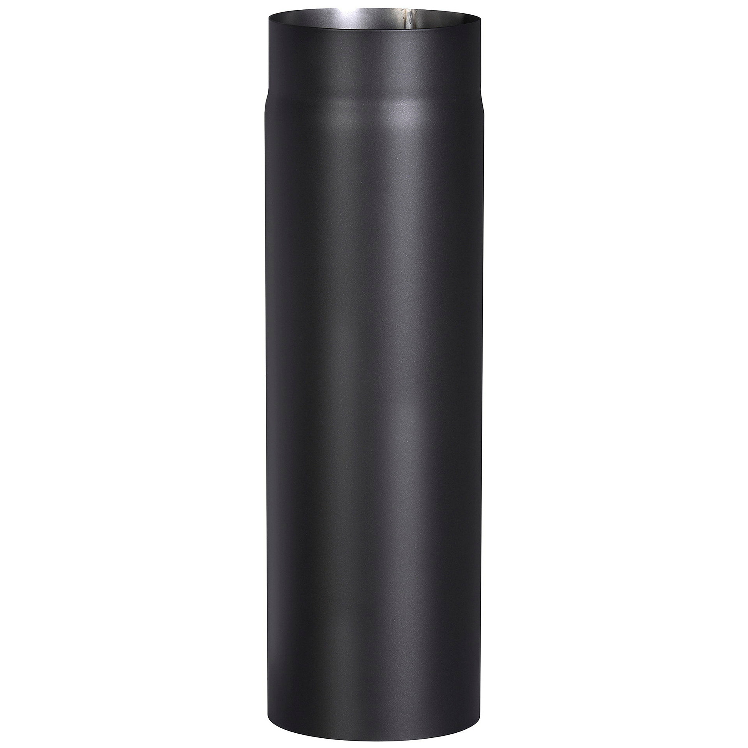 Rauchrohr, 150 mm, schwarz, 500 mm