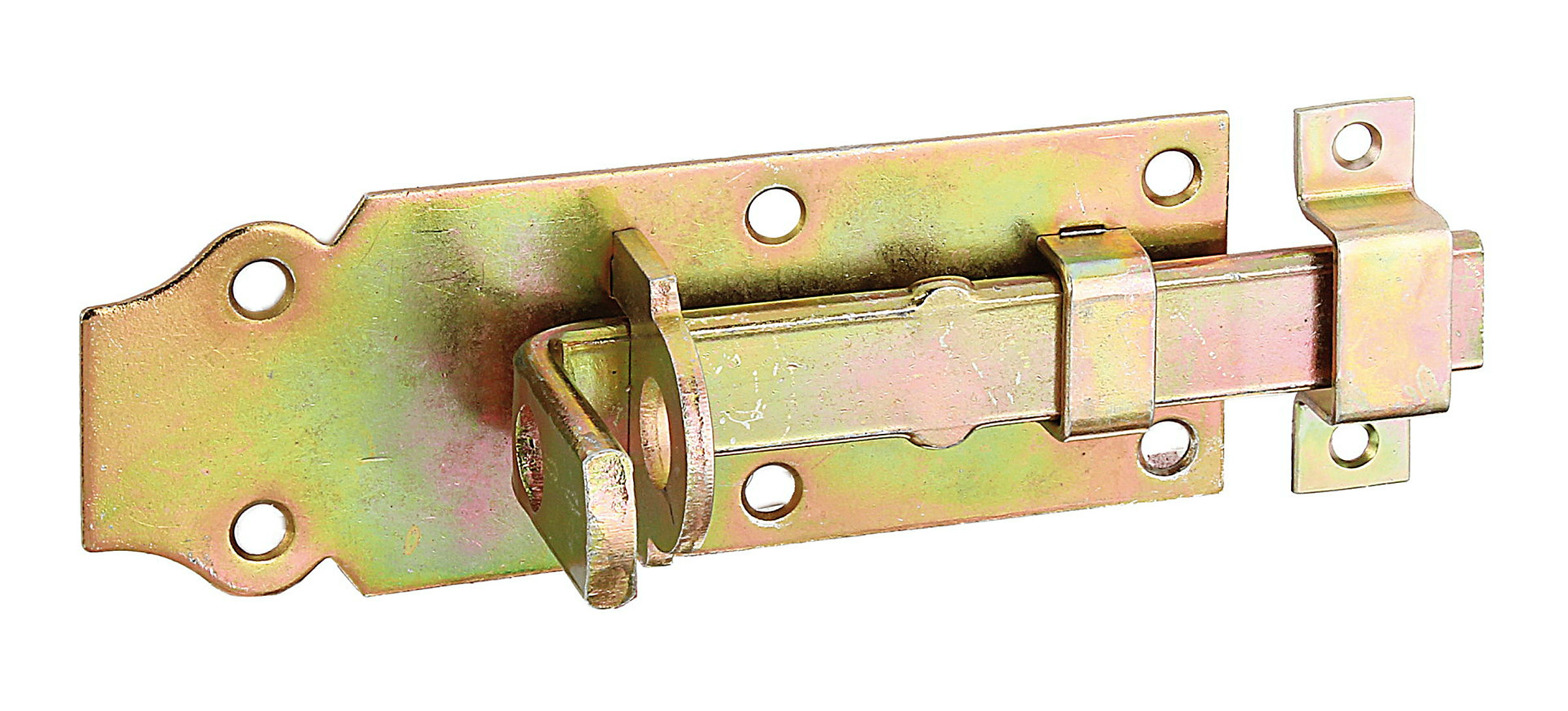 Schlossriegel mit flachem Griff 100x44 verzinkt