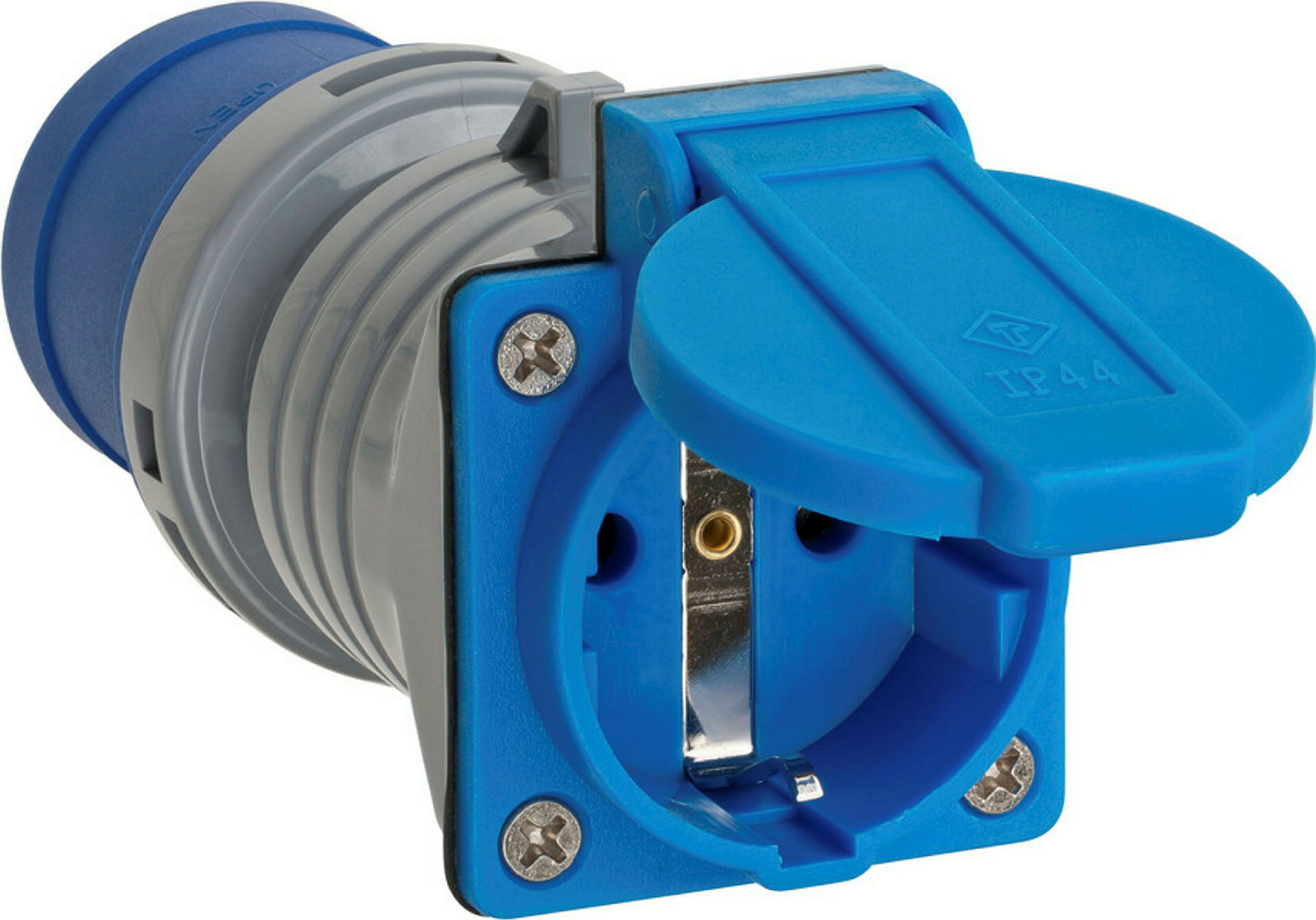 CEE-Adapter 240V/16A auf Schuko 3-polig IP44