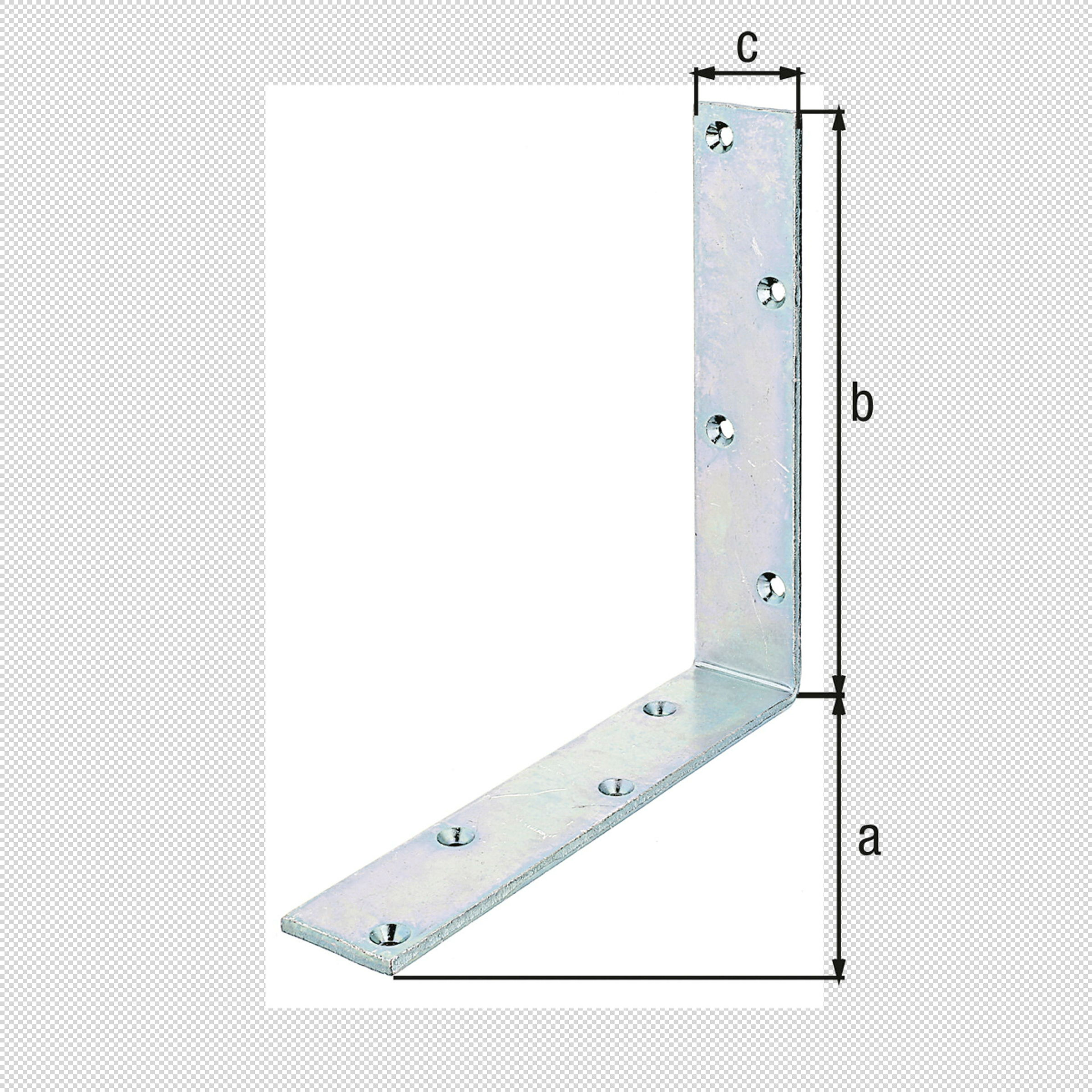 Balkenwinkel 200x200x40 verzinkt