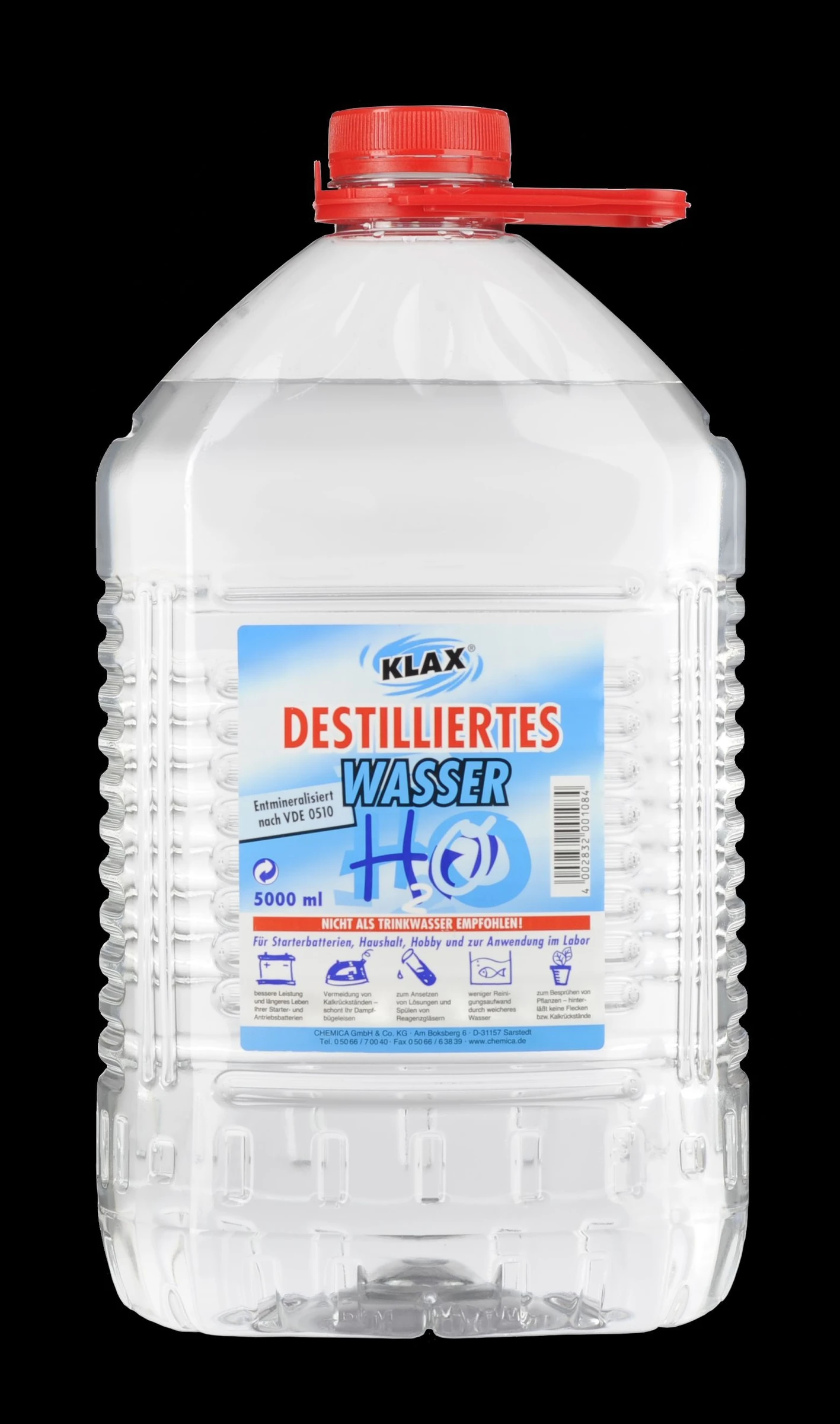 Klax Destilliertes Wasser 5L