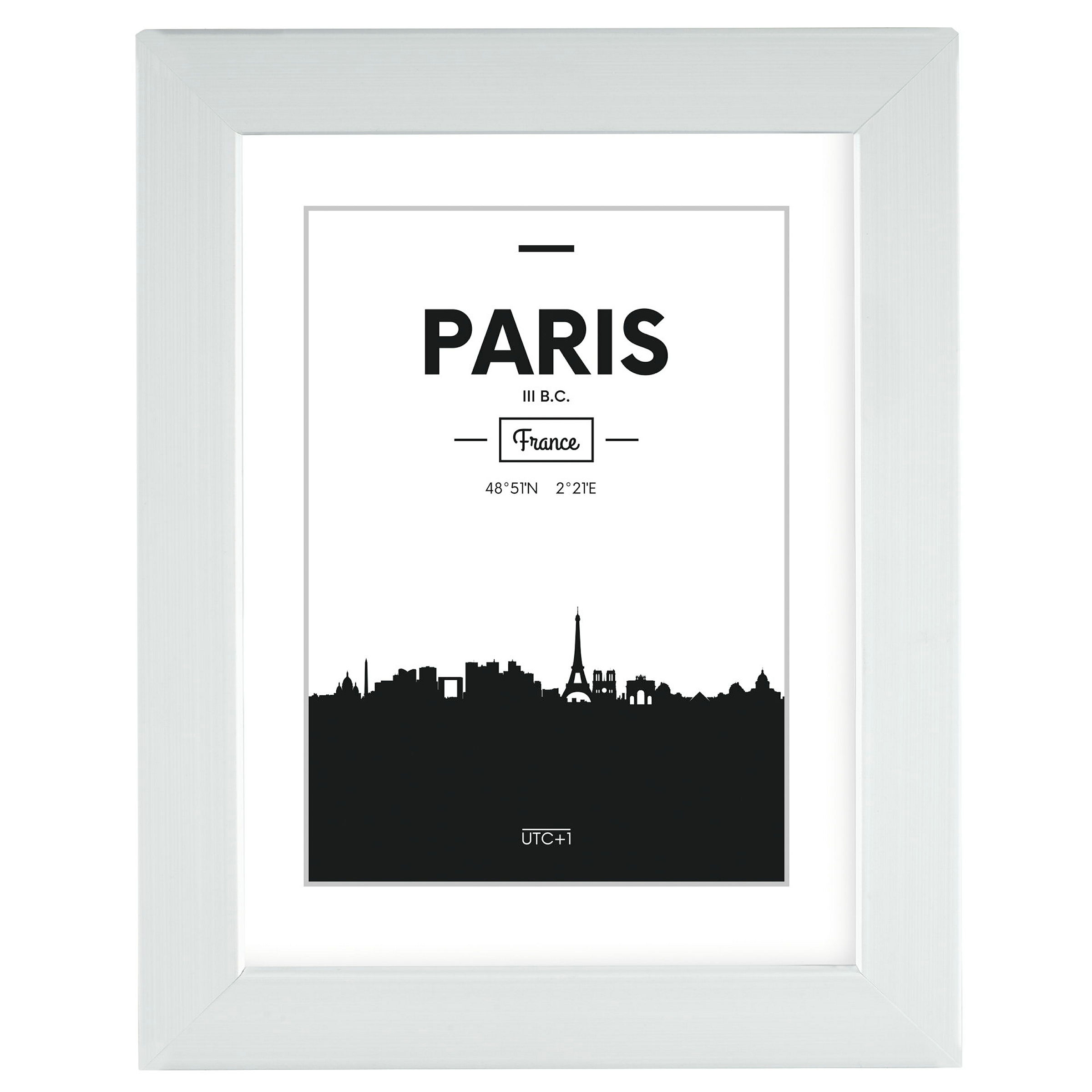 Hama Kunststoffrahmen ''Paris'', Weiß, 10 x 15 cm