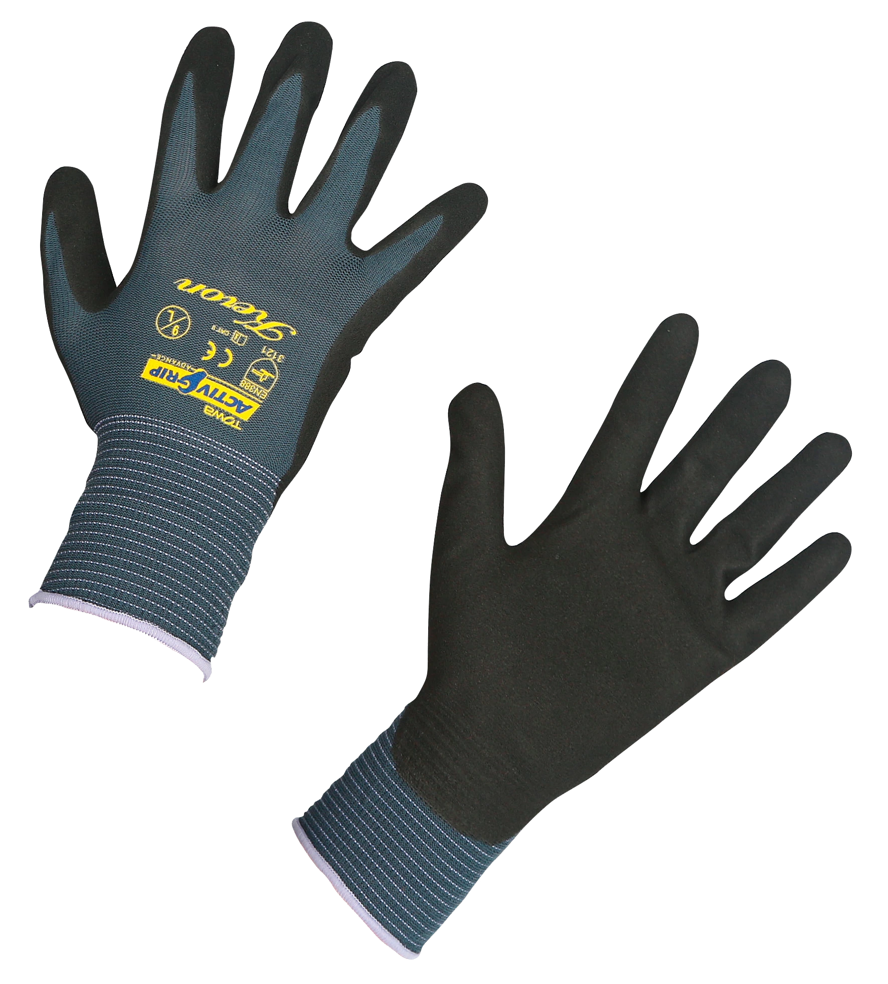 ActivGrip Advance Gr. 8 Nylonhandschuhe mit Nitrilbeschichtung