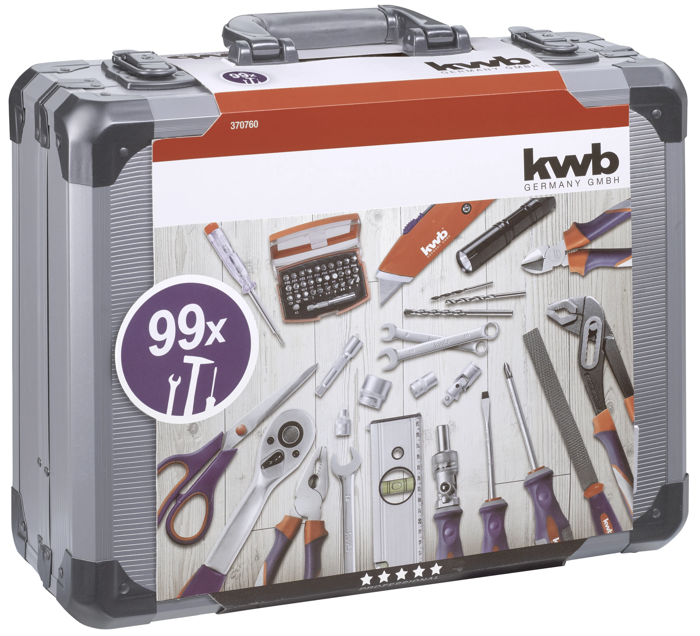 Werkzeugkoffer, 99-tlg.