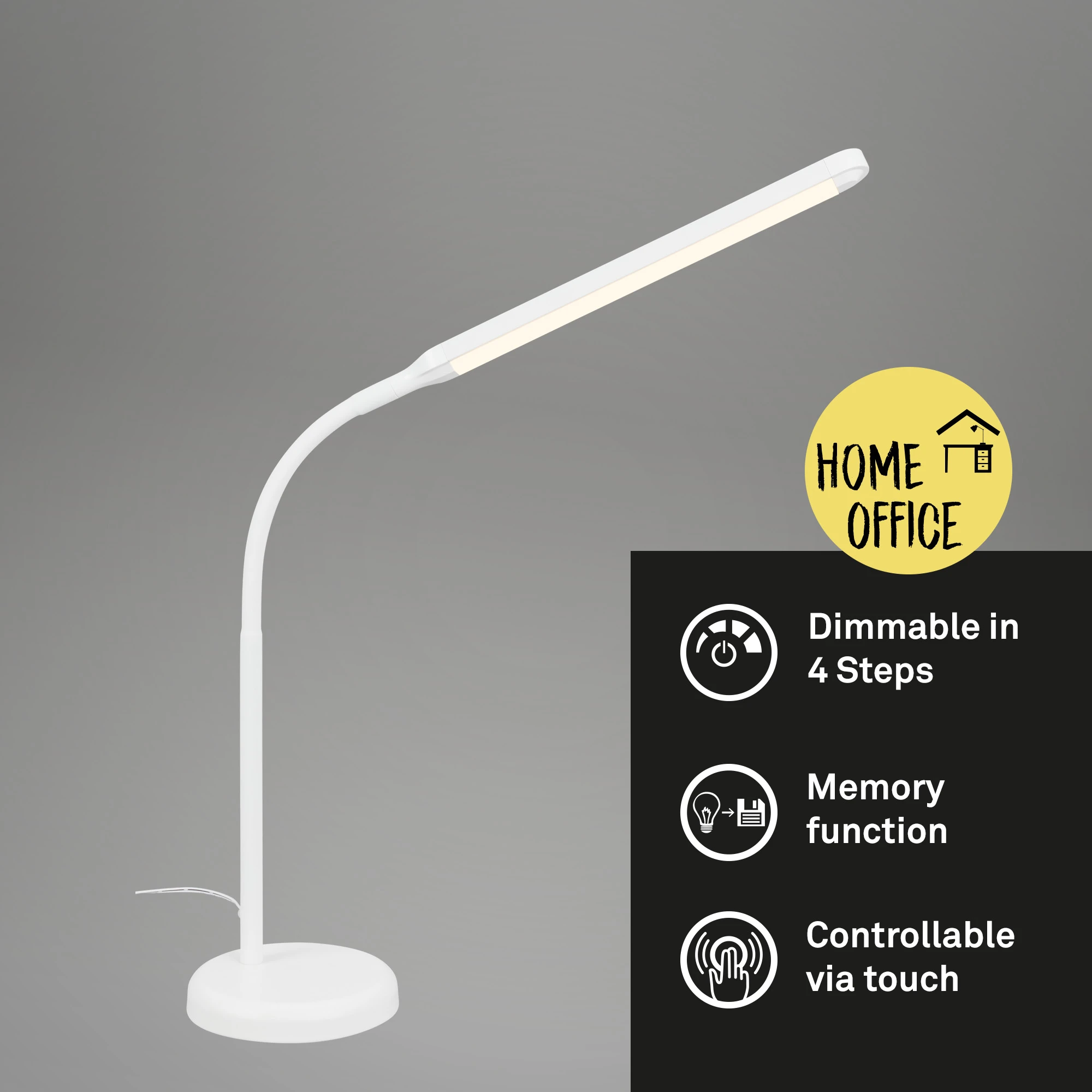 LED Tischleuchte, weiß, 1xLED-Platine/6W