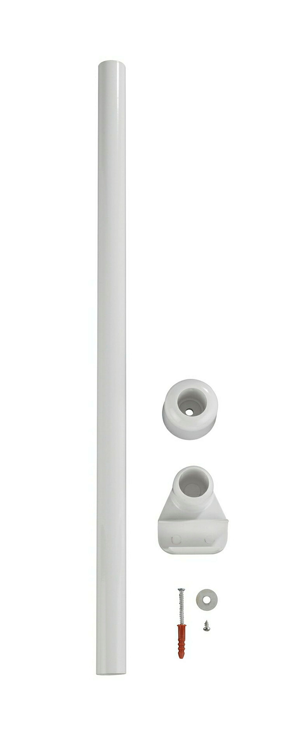 Deckenstütze universal 57 cm weiss
