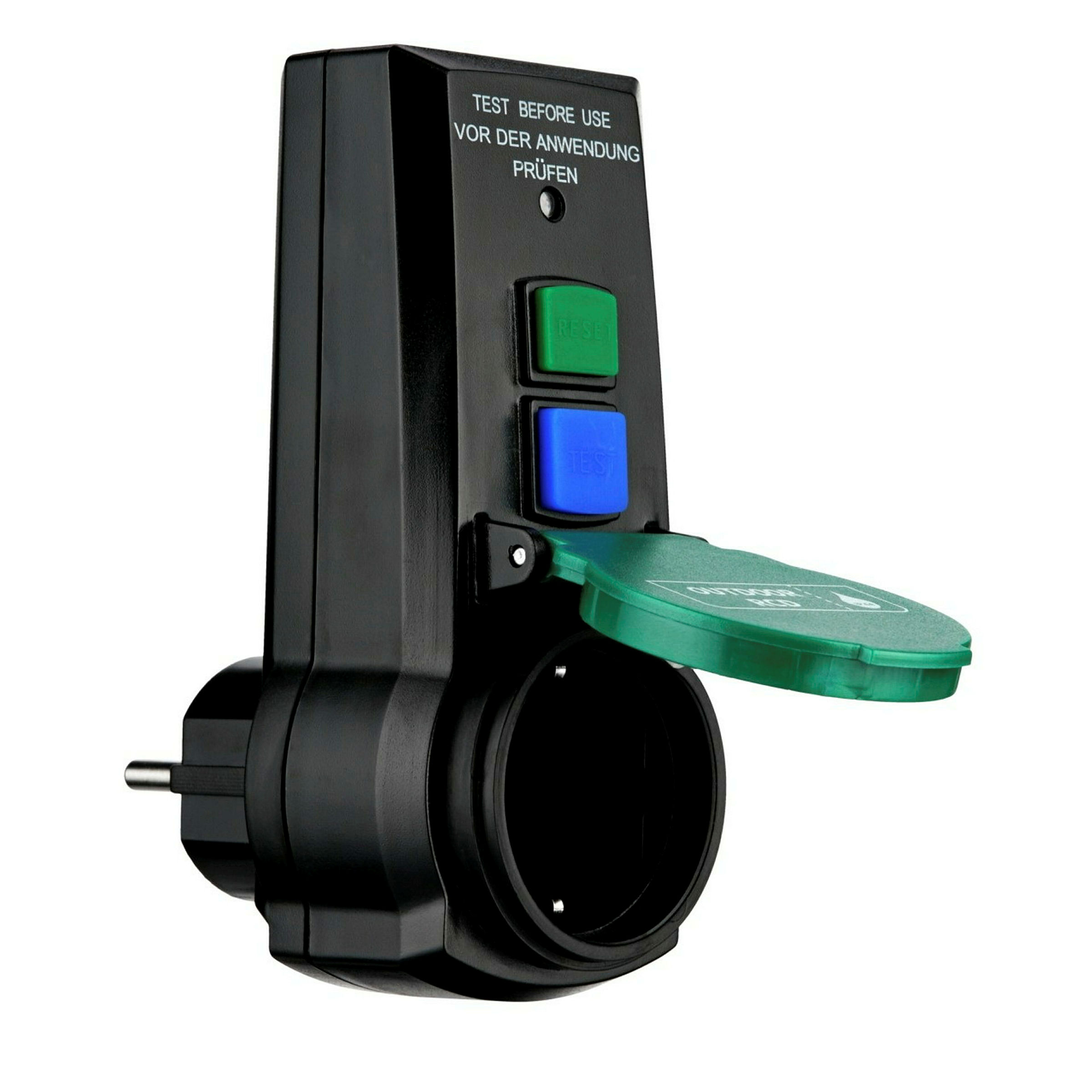 FI-Schutzadapter 16A 0,03A sw
