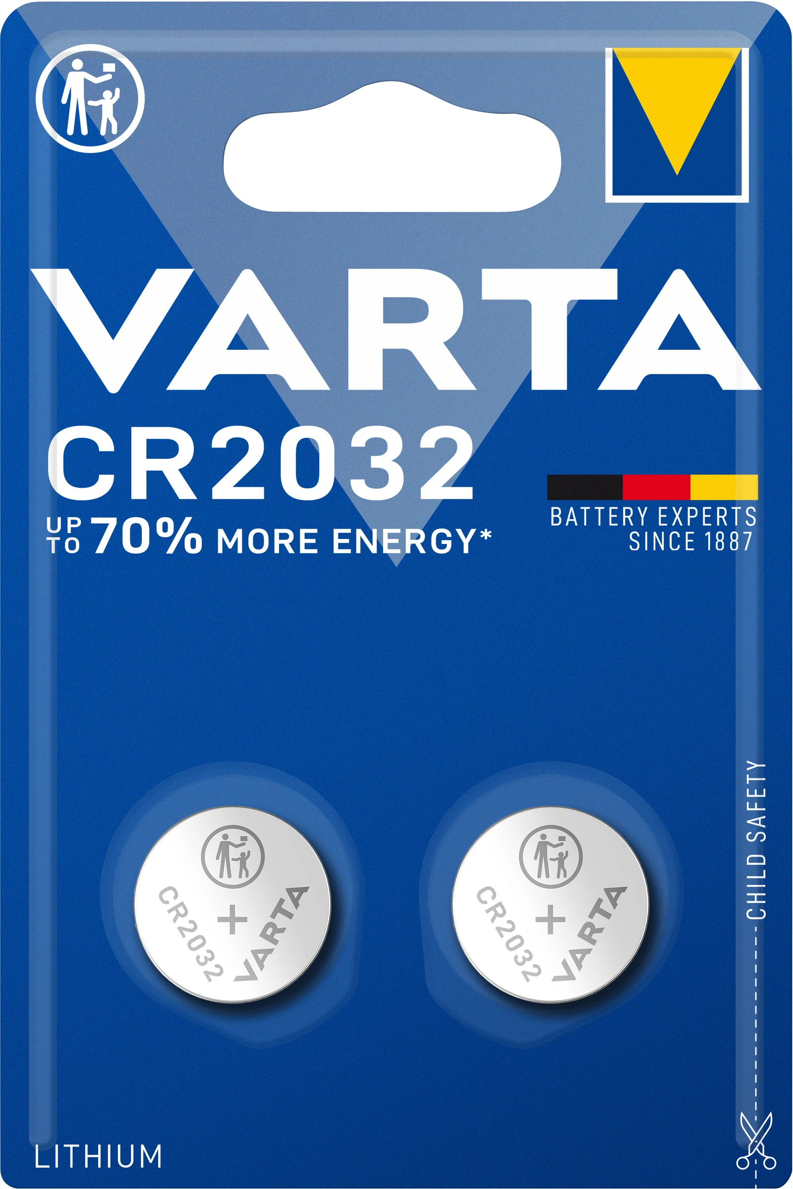 VARTA ELECTRONICS CR2032 Blister 2