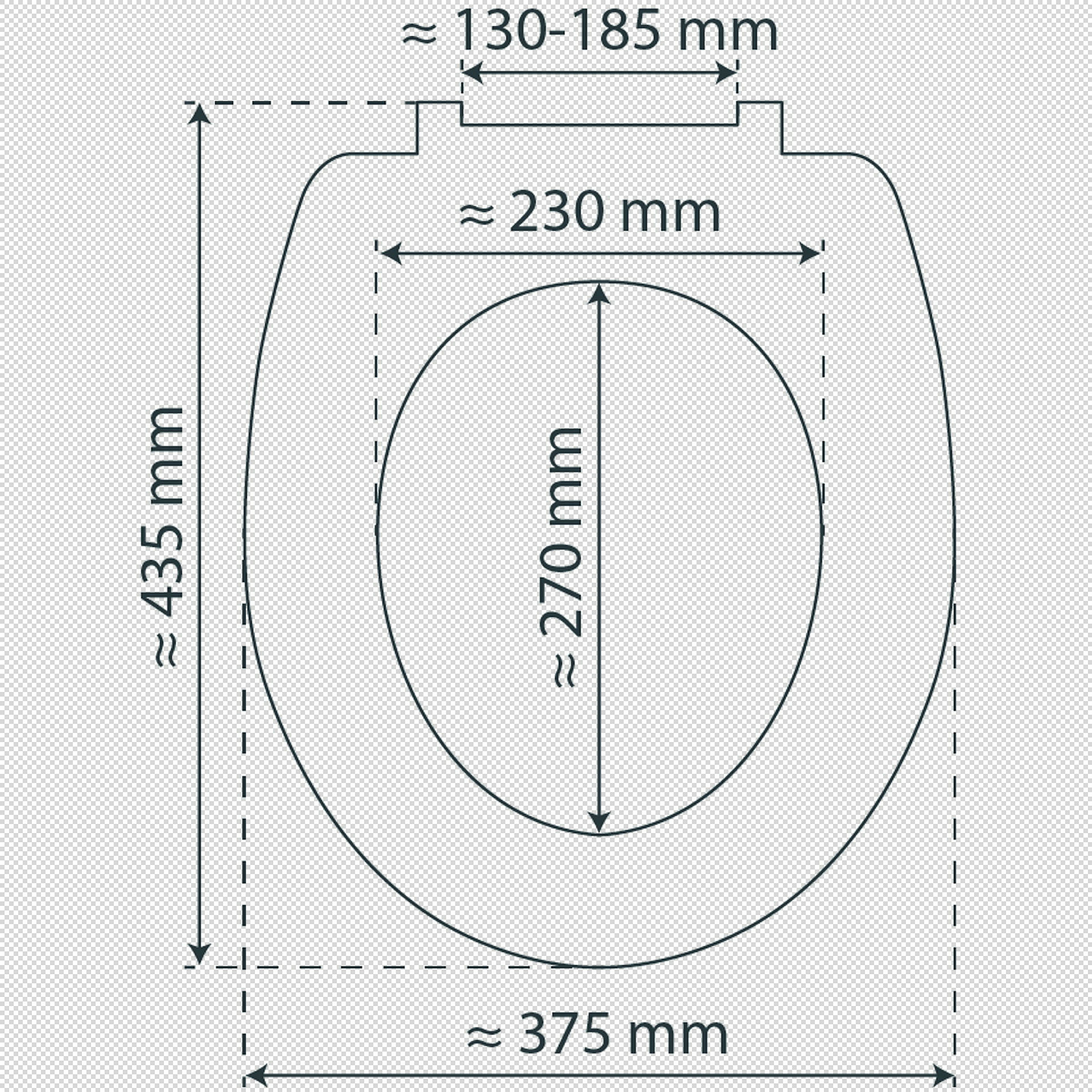 MDF WC-Sitz LIGHT WOOD, mit Absenkautomatik