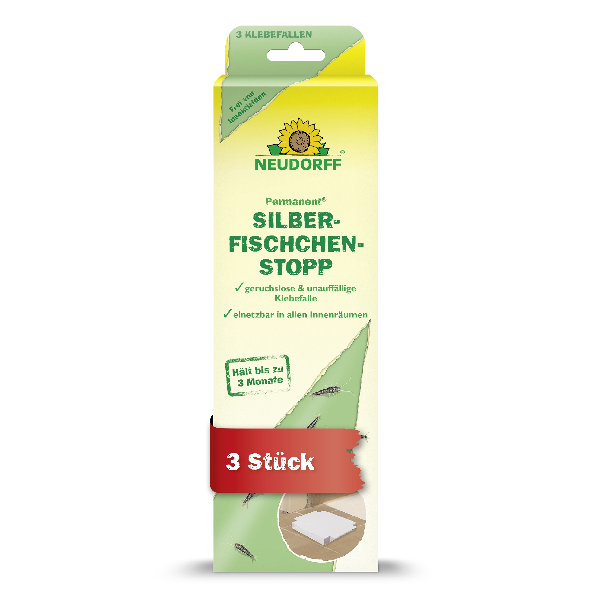 Neudorff PermanentSilberfischchenStopp, 3 Stück