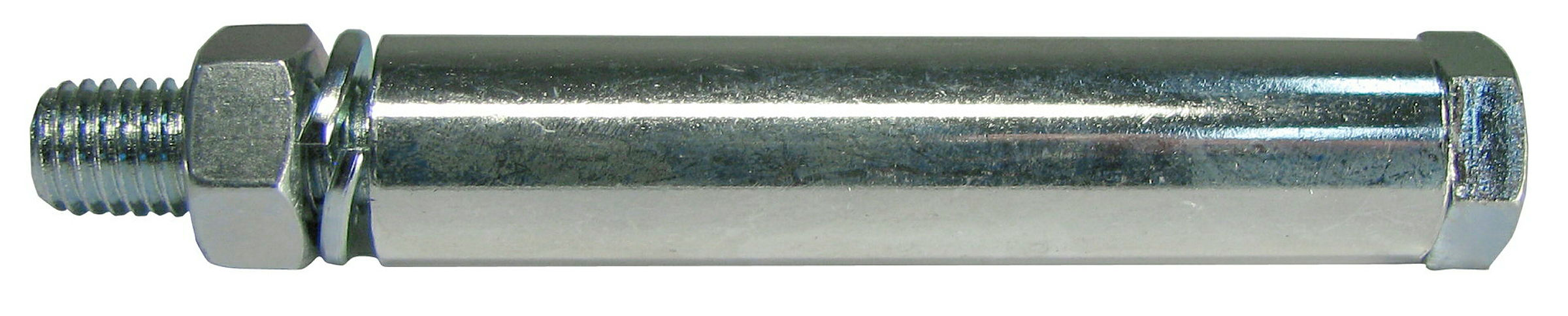 Achszub. Set, Einbauräder, Nabenlänge 88 mm, Stahl verz. 20 x 90 mm (SB)