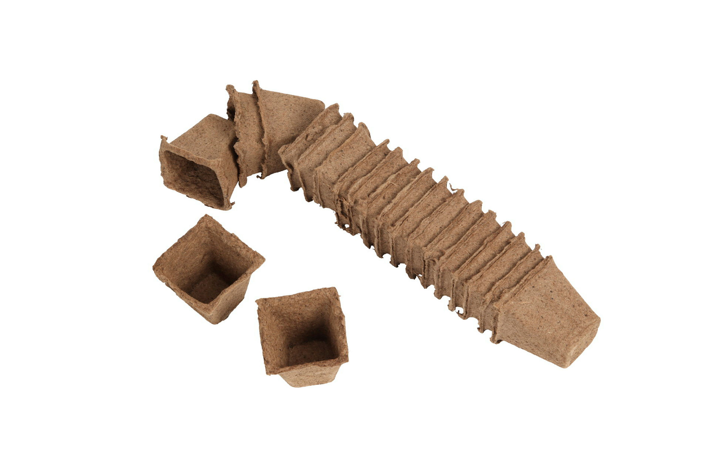 Anzuchttöpfe Classic, quadratisch, einzeln, 6 x 6 cm, 20 Stück