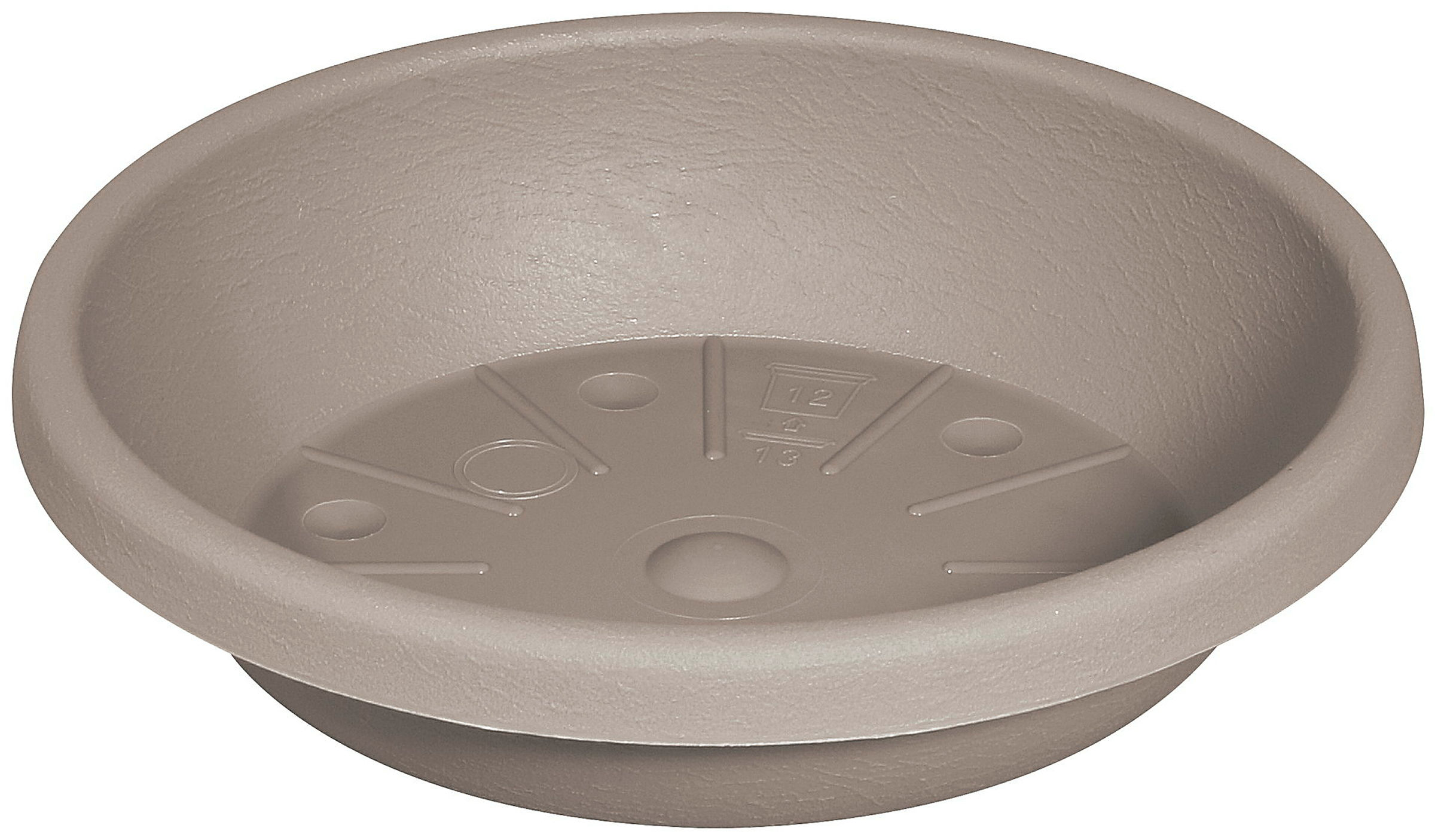 Untersetzer Cylindro 13 cm taupe