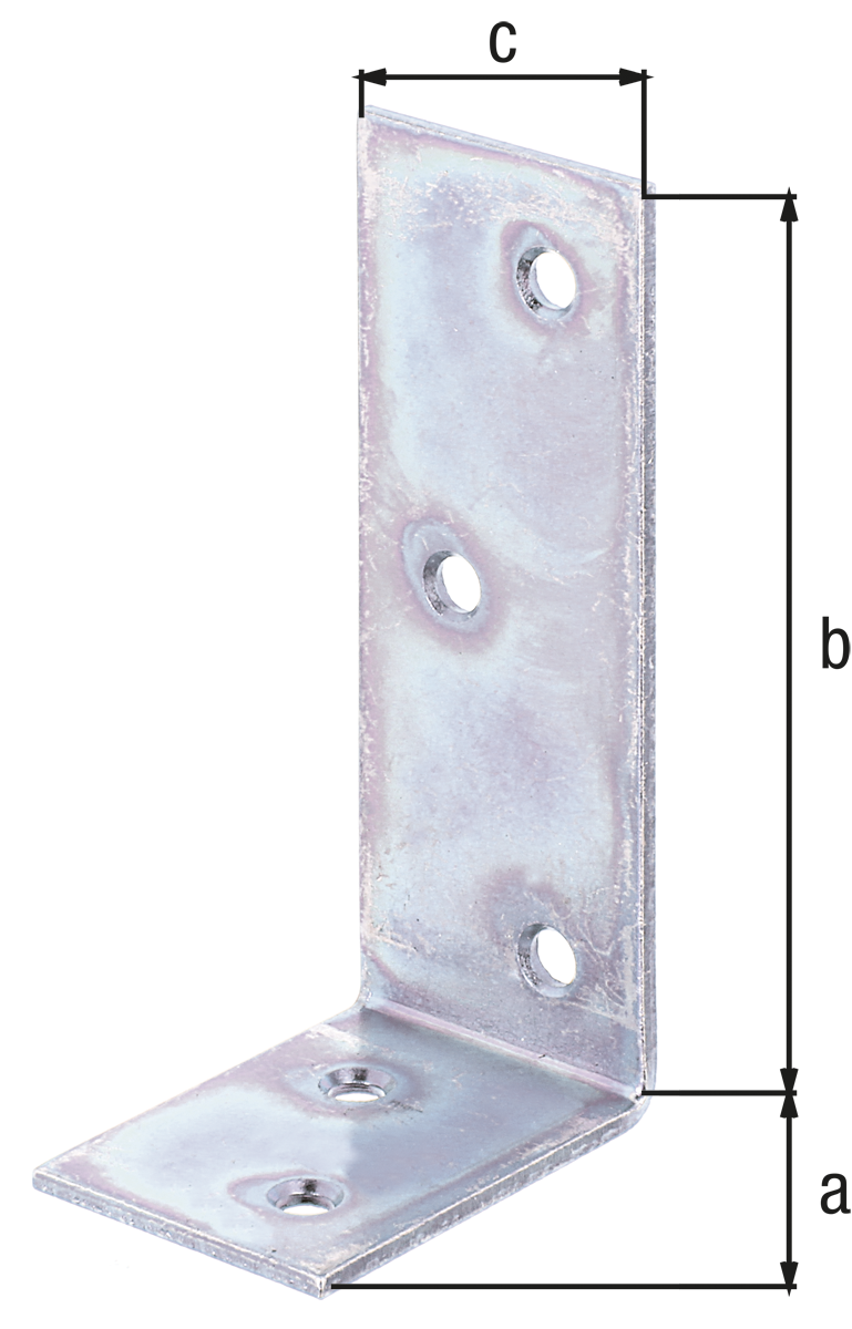 Balkenwinkel 40x80x30 mm, vz-disp.