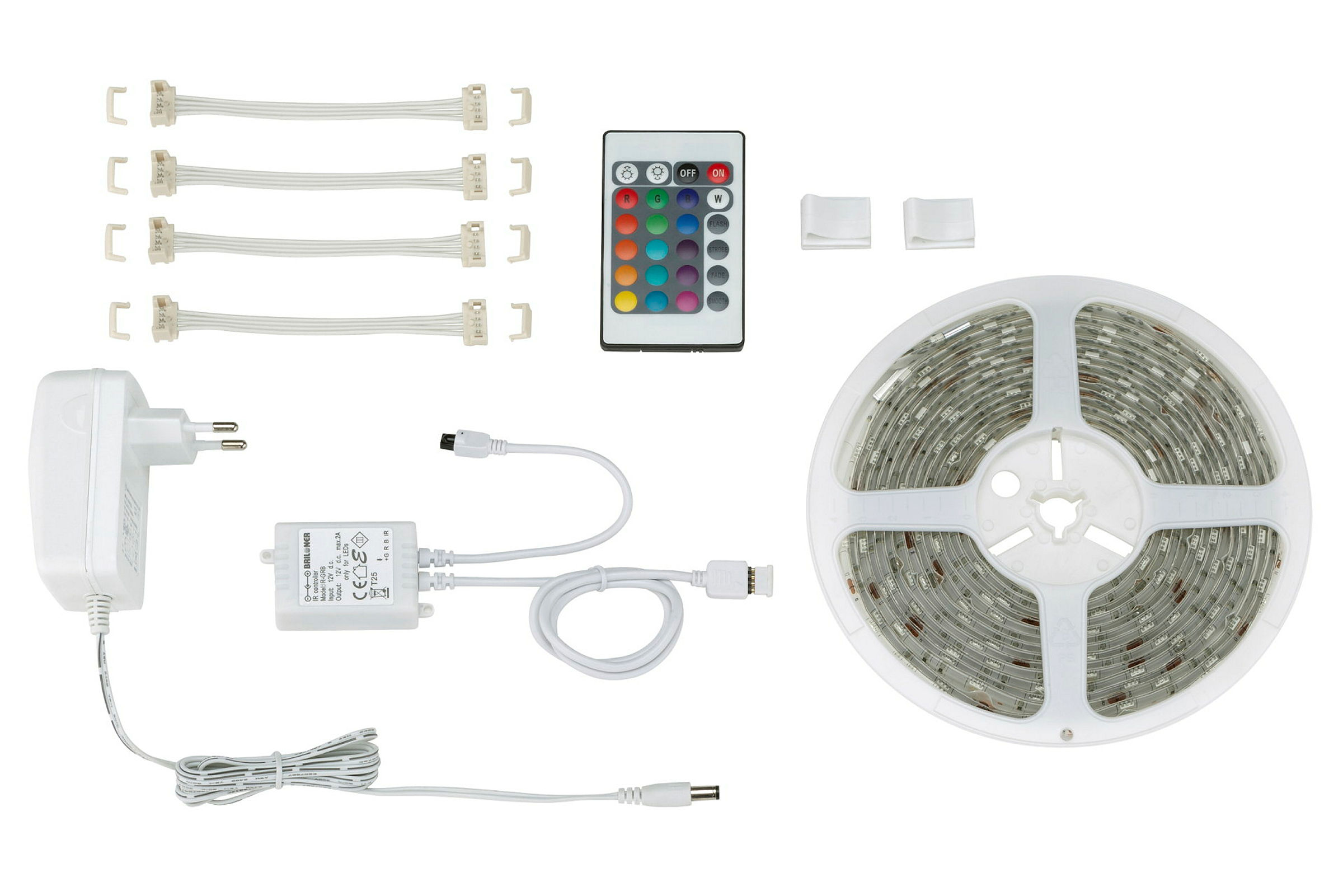 RGB-LED Flexband, weiß, 150xRGB-LED/0,12W