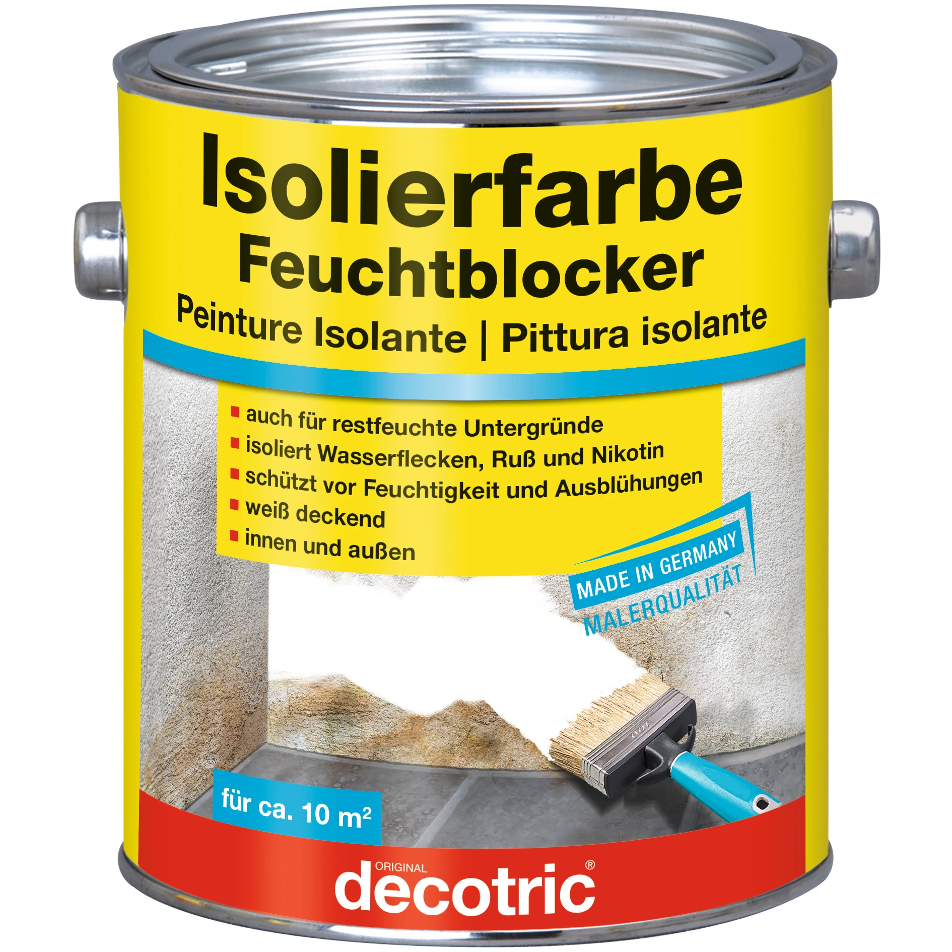 decotric Isolierfarbe Feuchtblocker 2 L