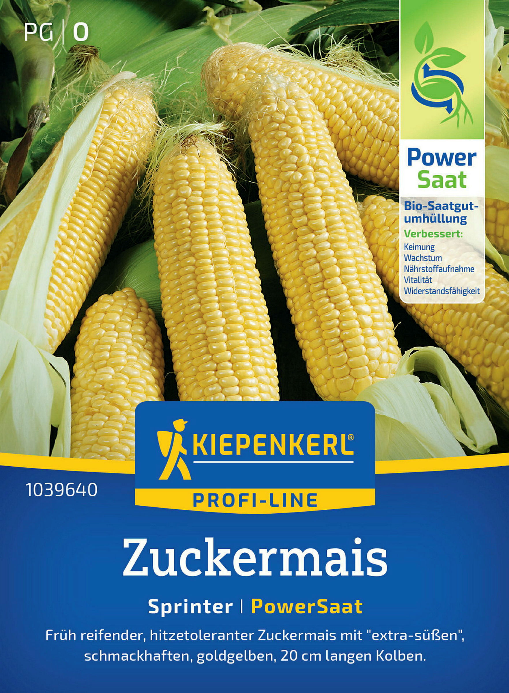 Kiepenkerl Zuckermais Sprinter, F1, PowerSaat