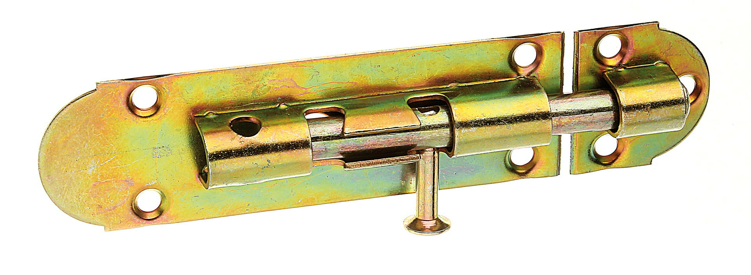 Grendelriegel mit Knopfgriff 100x30Ø8 verzinkt
