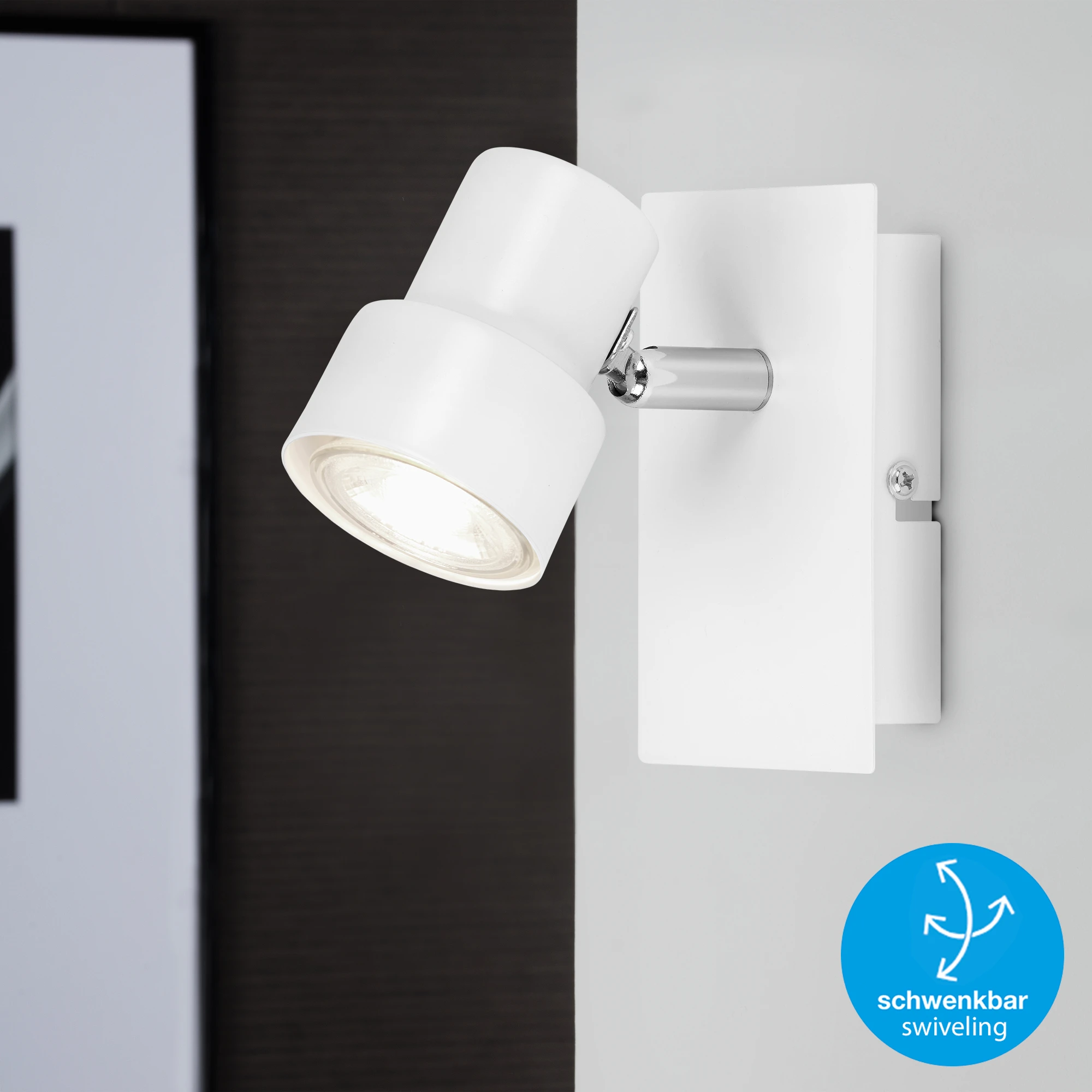 LED Spot, weiß, 1xLED/GU10/4,9W