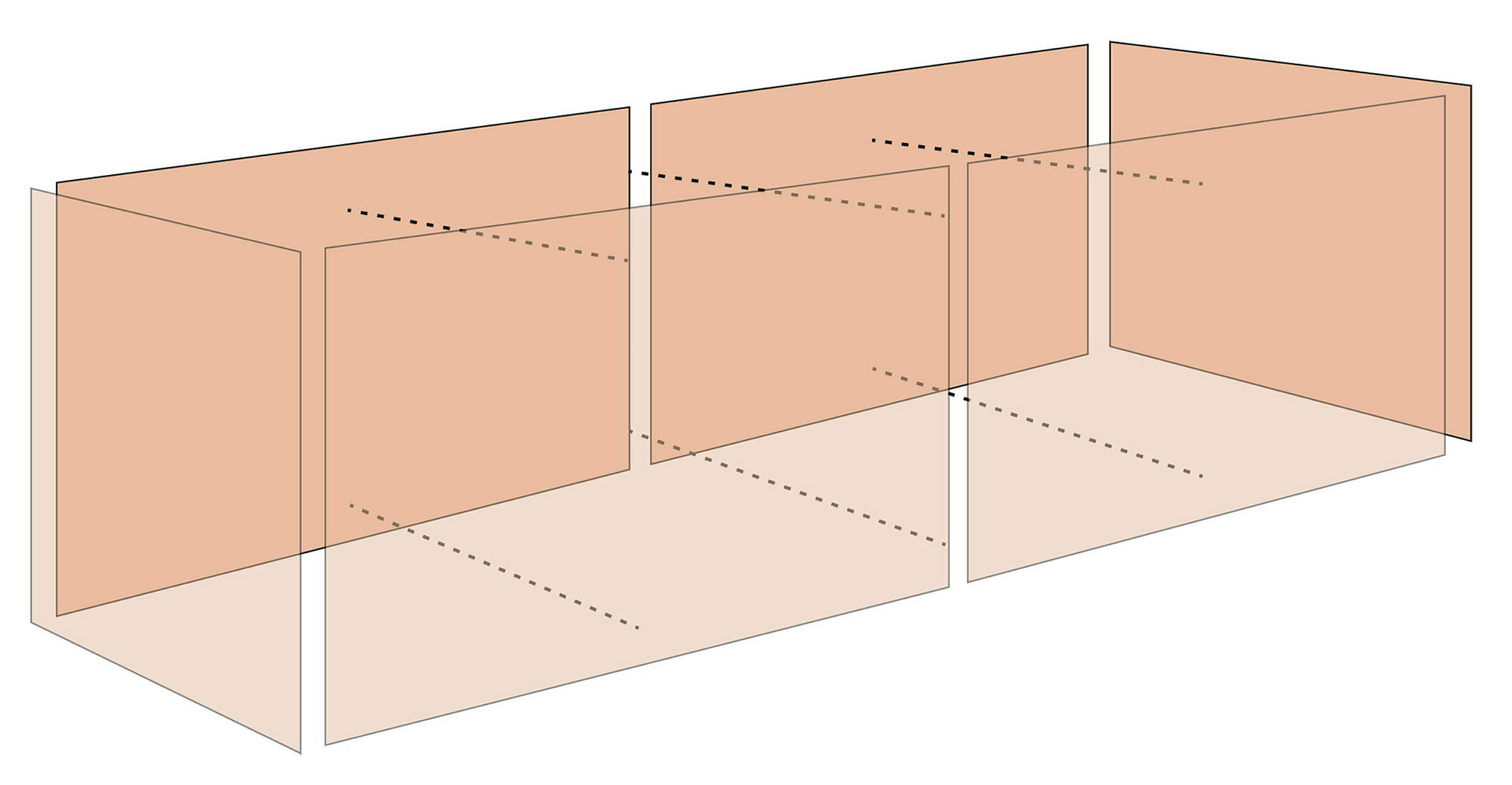 FINJA XXL Halbpalisadenhochbeet braun