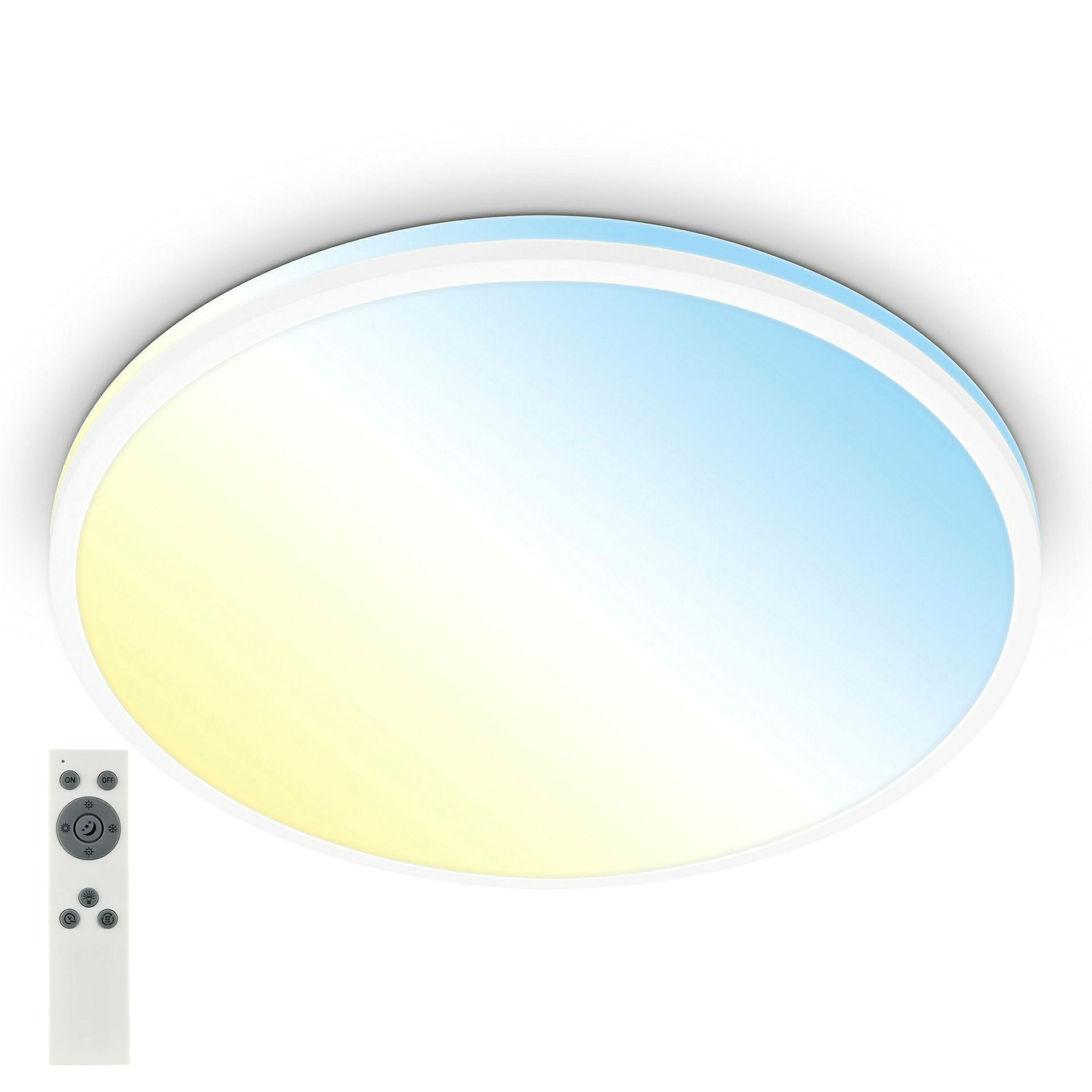 LANA CCT-LED Deckenleuchte, Weiß, LED/40W