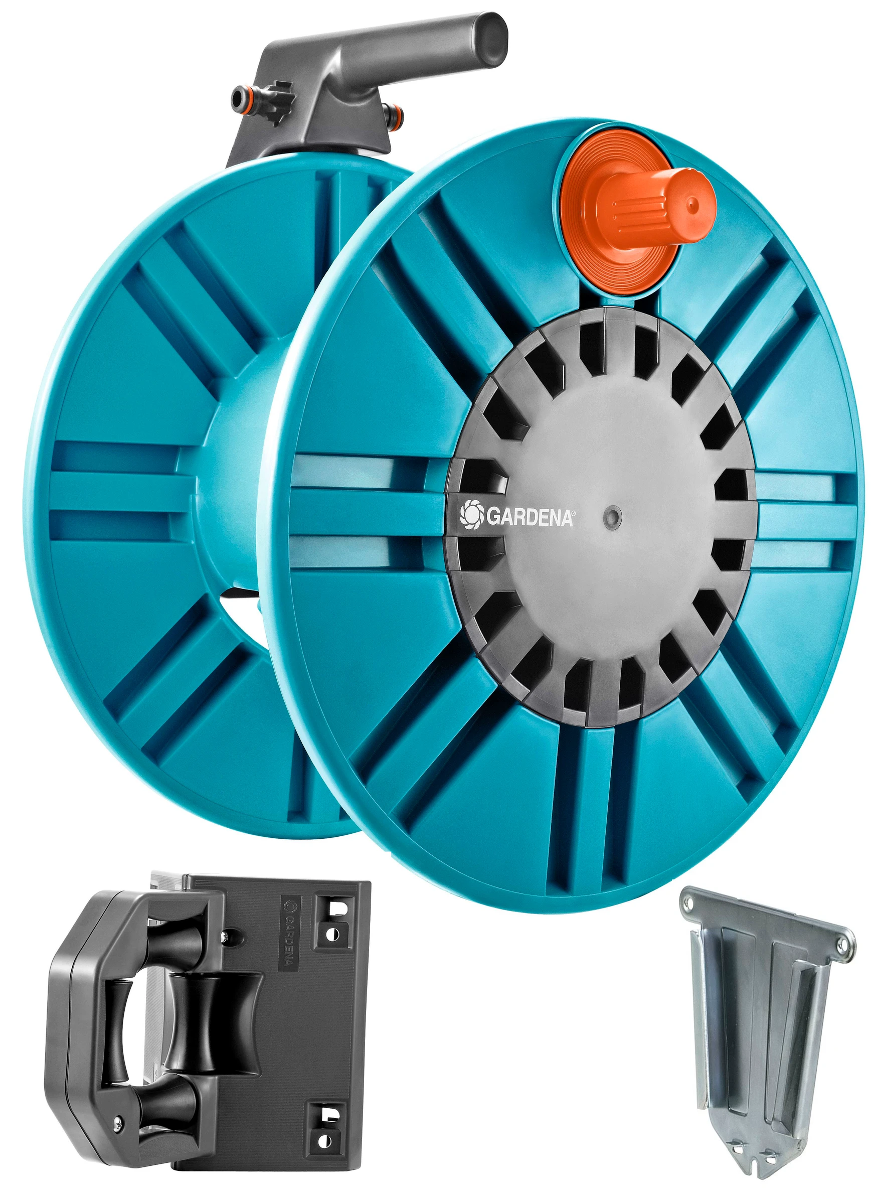 Wand-Schlauchtrommel 60 mit Schlauchführungsrolle Classic