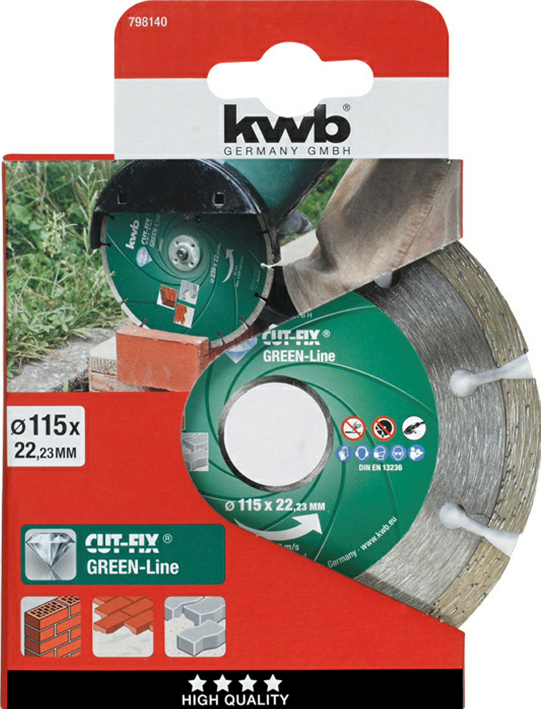 CUT-FIX® Green-Line DIAMANT Trennscheiben, ø 115 mm