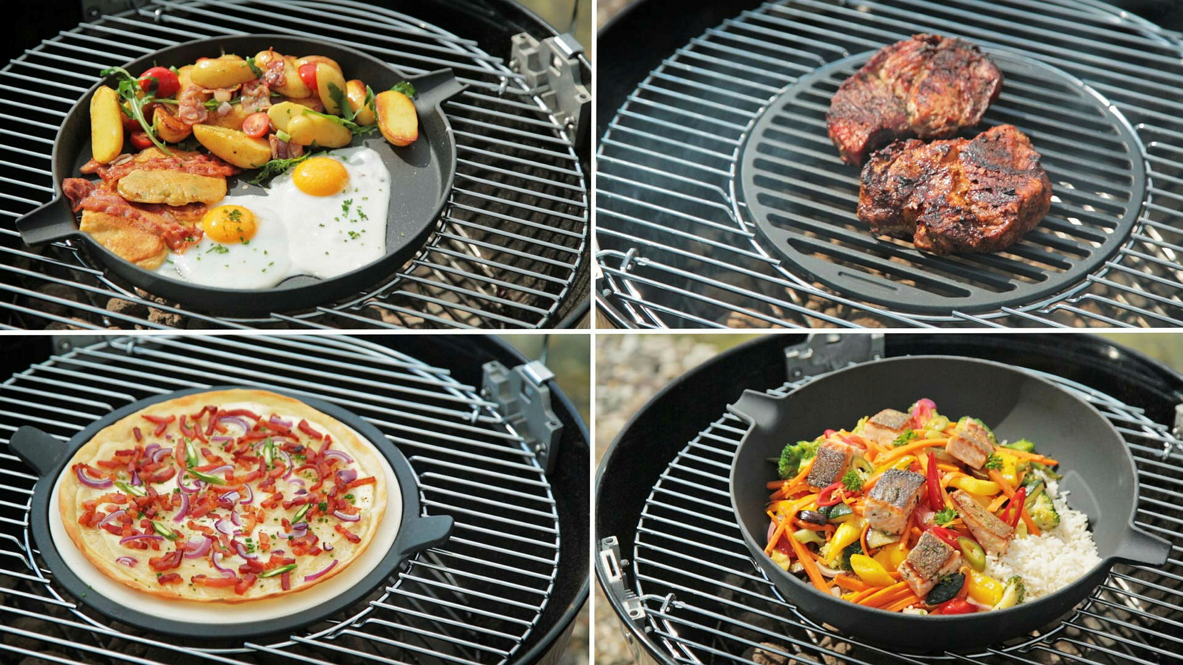Grillen wie ein Profi mit dem tepro Guss-Grillrost-Einleger für das Rost-in