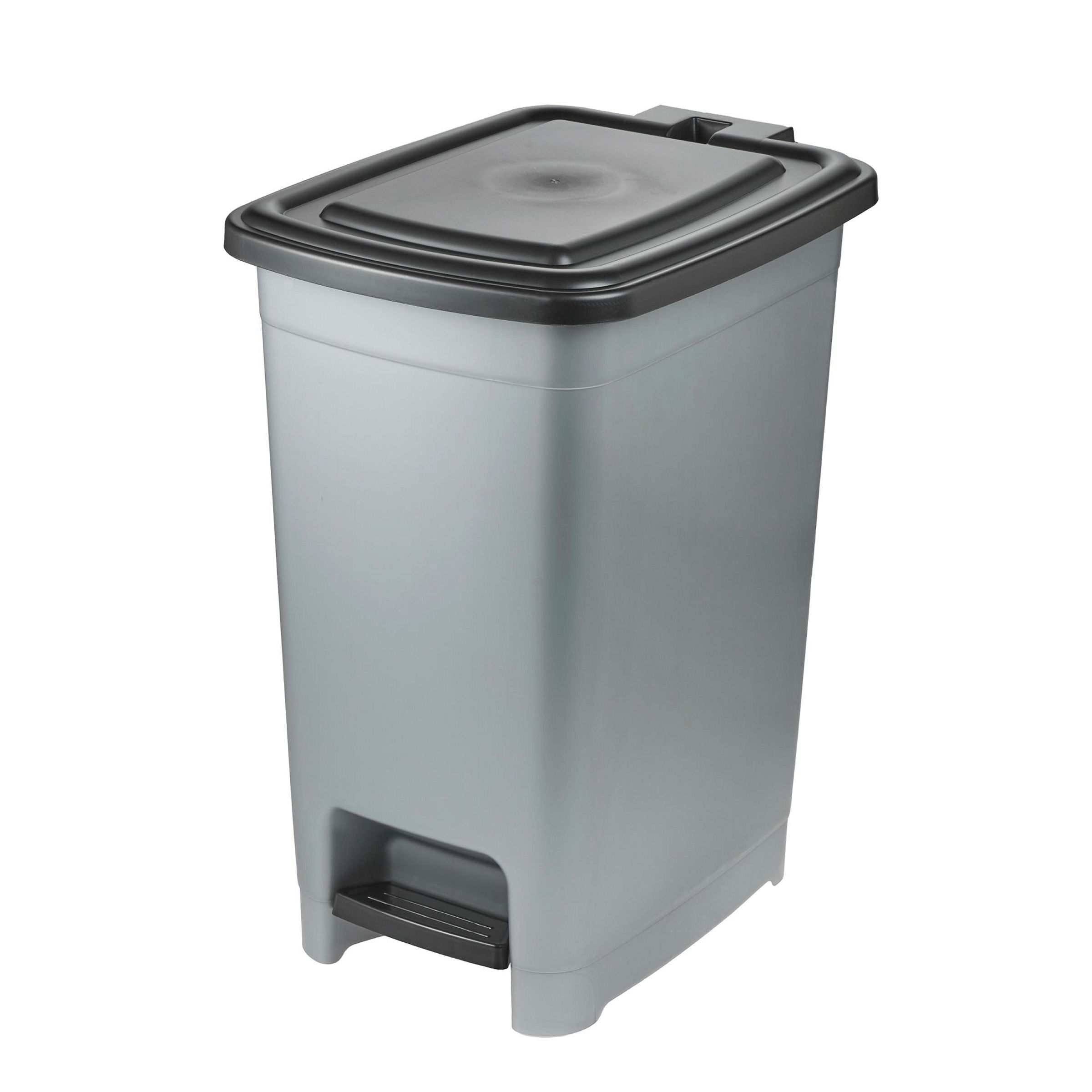 keeeper Treteimer, 40 l, 32 x 42 x 53 cm, olaf, Silber