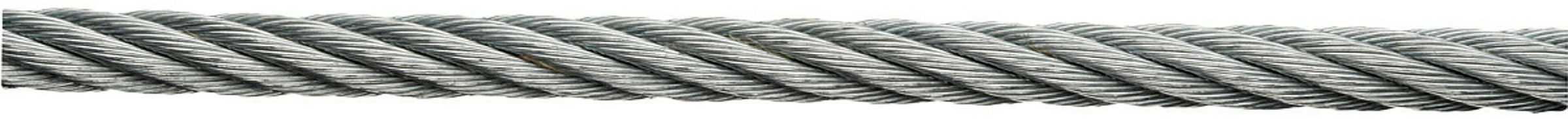 Edelstahldrahtseil (Spule) 7 x 7, 4 mm, Tragkr. 210 kg, 250 m