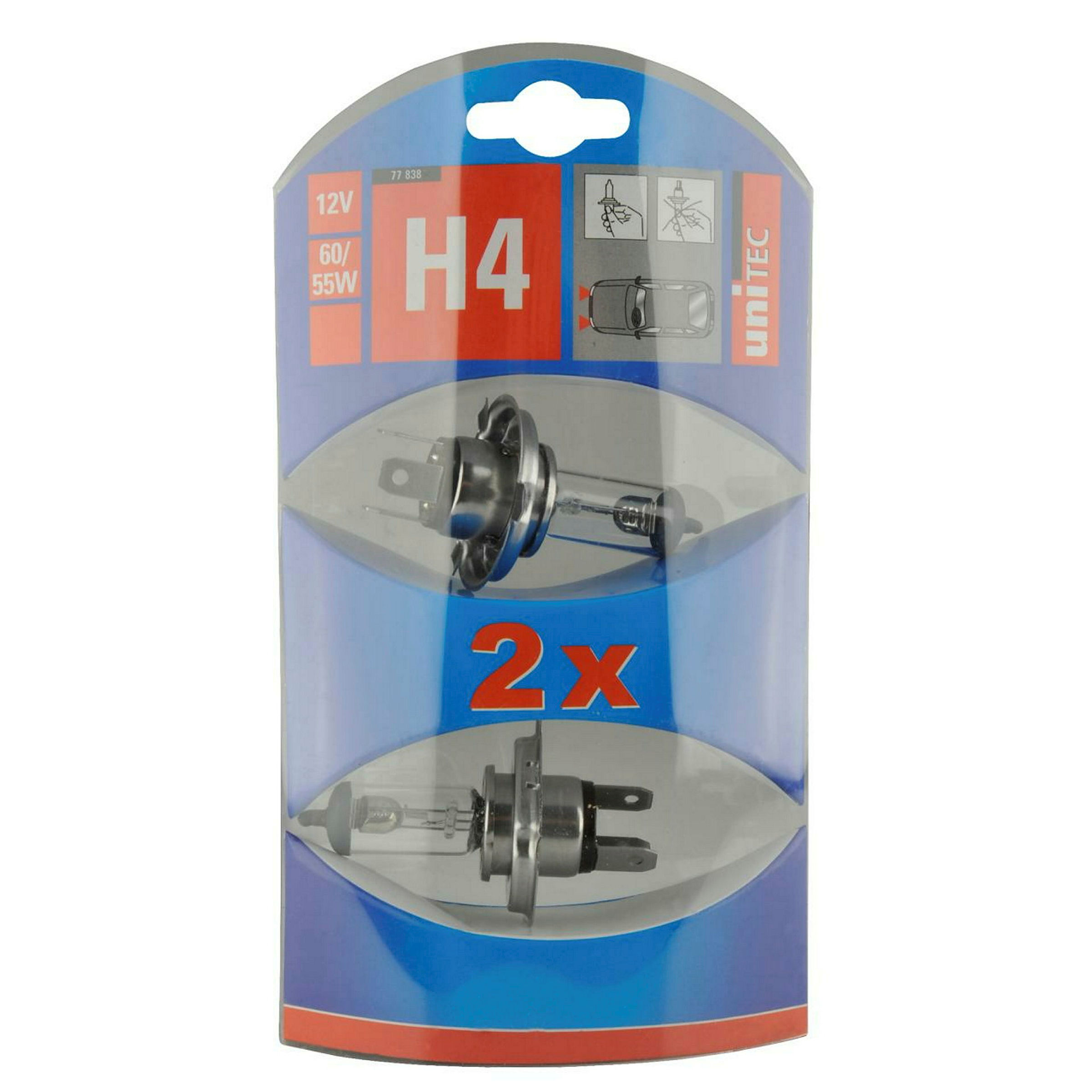 H4 Halogen 12V 60/55W 2x