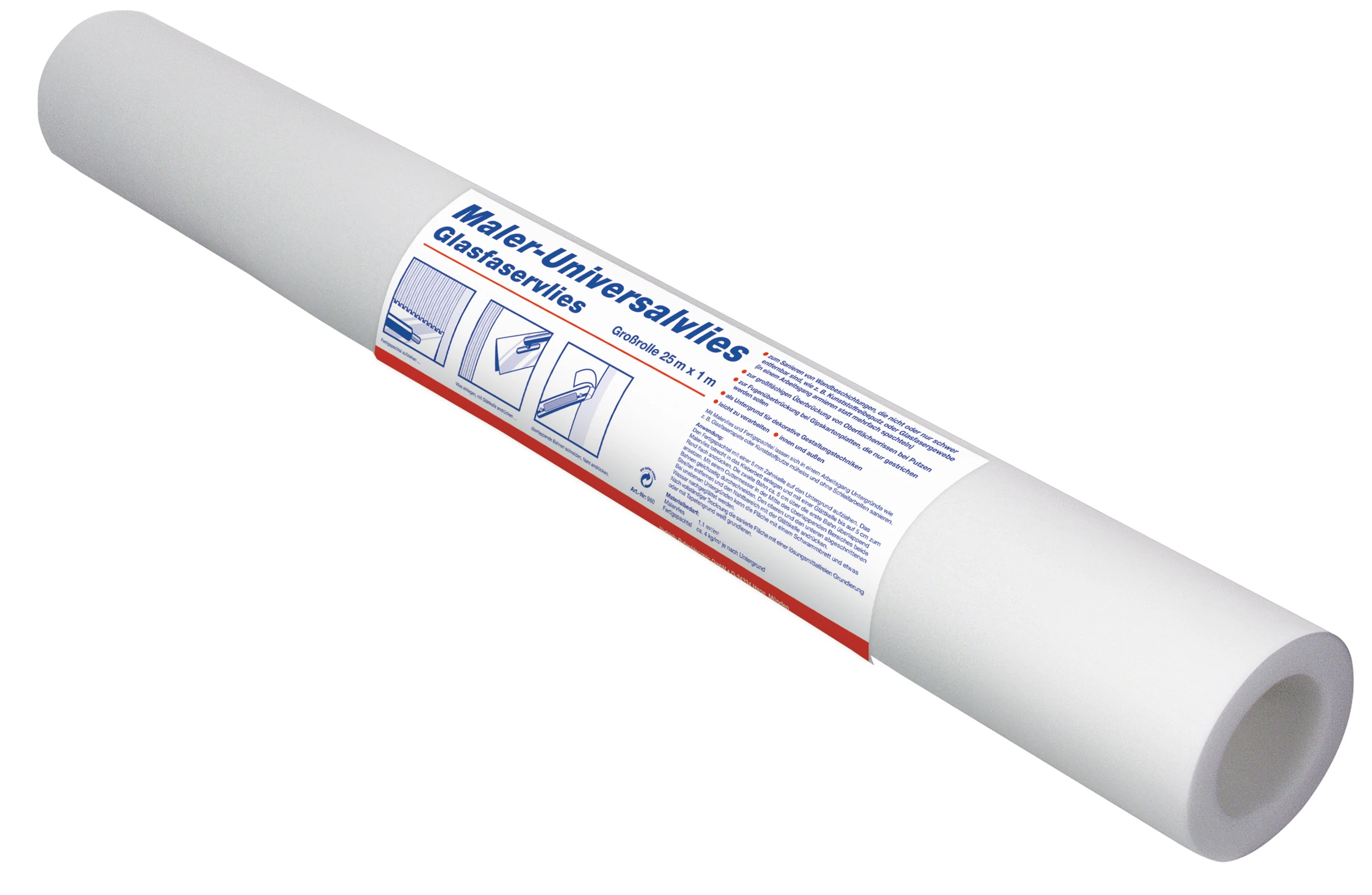 Maler-Universalvlies Großrolle 1m x 25m