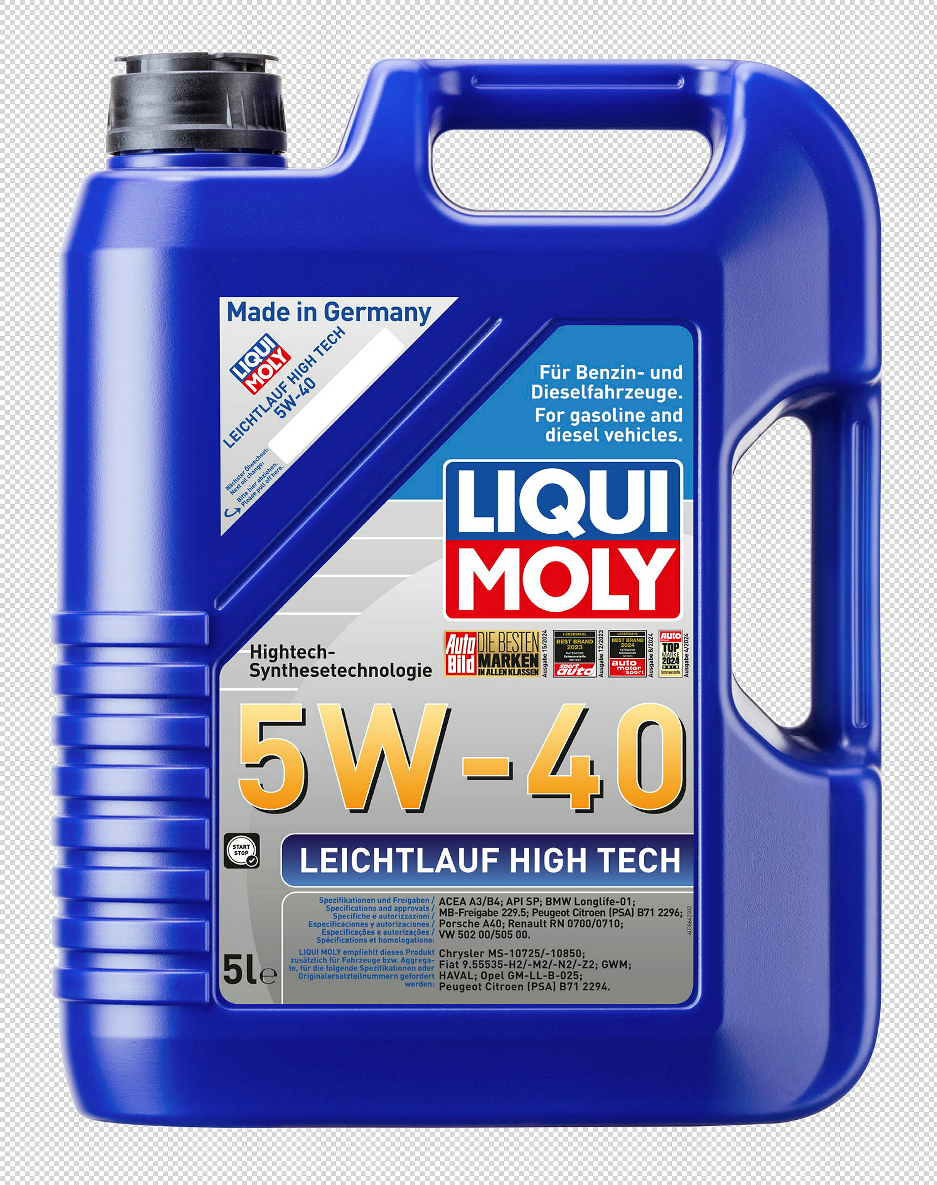 Leichtl.Motoröl HighTech 5W-40