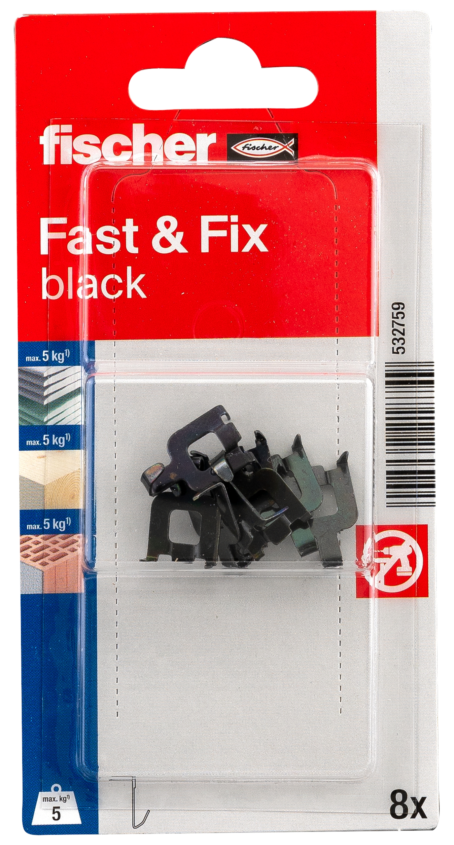 fischer Fast &amp, Fix schwarz