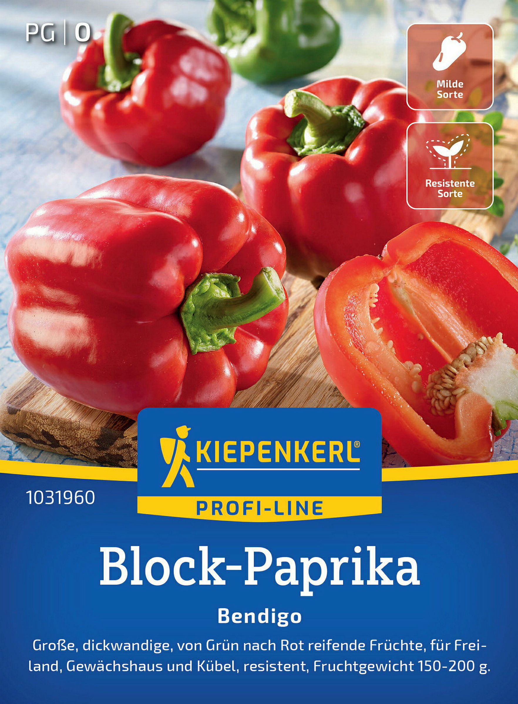Kiepenkerl Block-Paprika Bendigo, F1