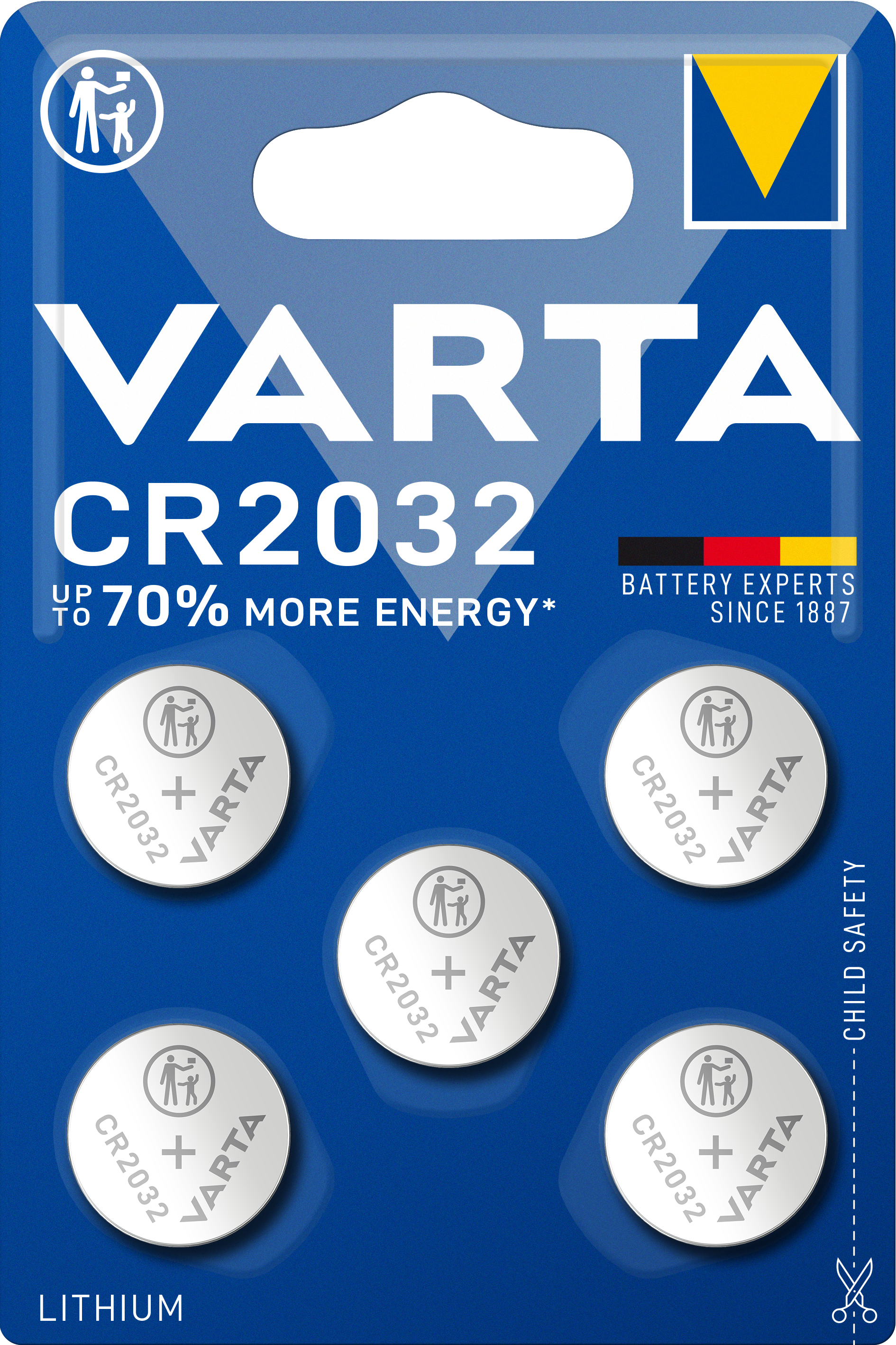 VARTA ELECTRONICS CR2032 Blister 5