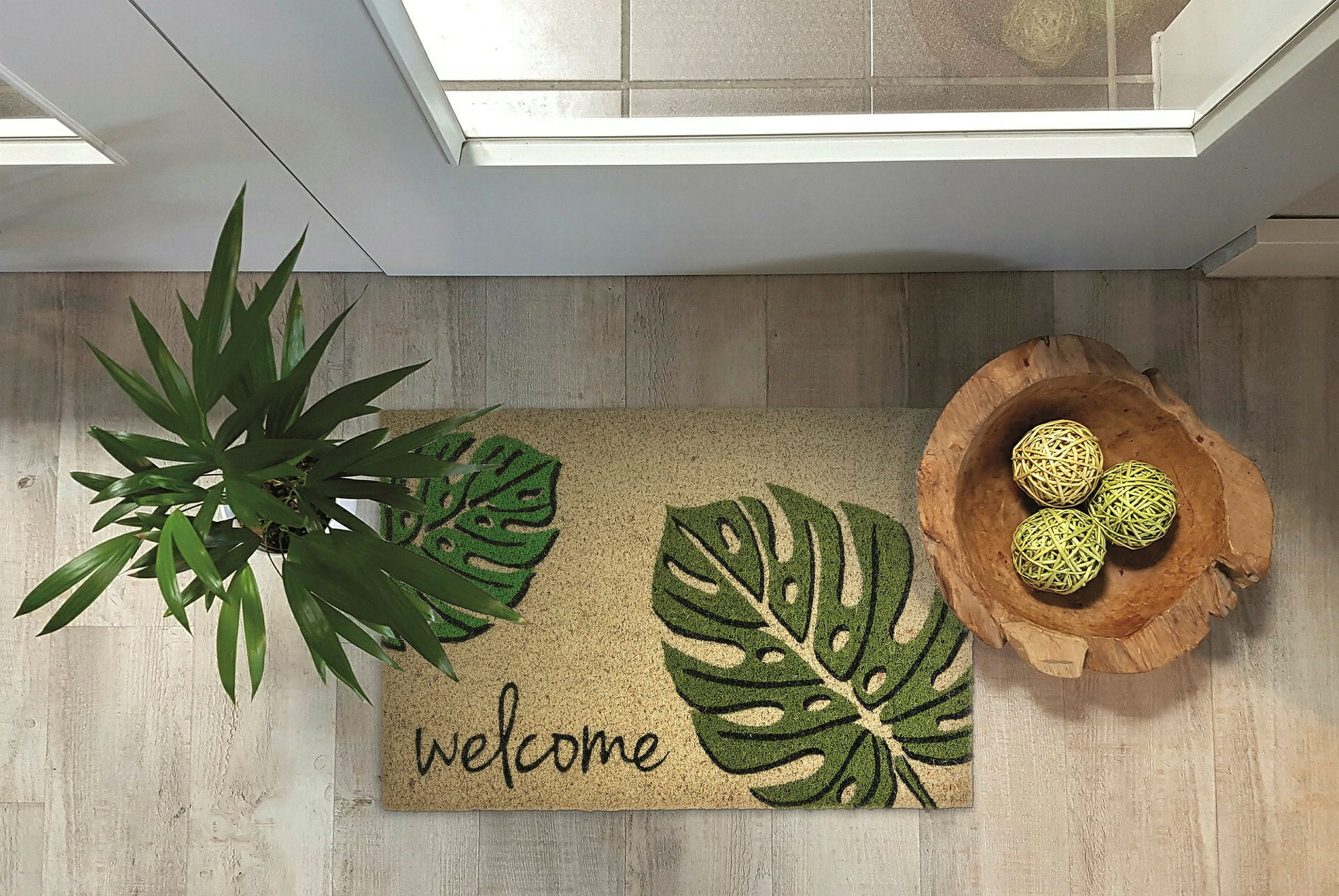 Coco Style ca. 40x60cm D.26 Monstera Welcome