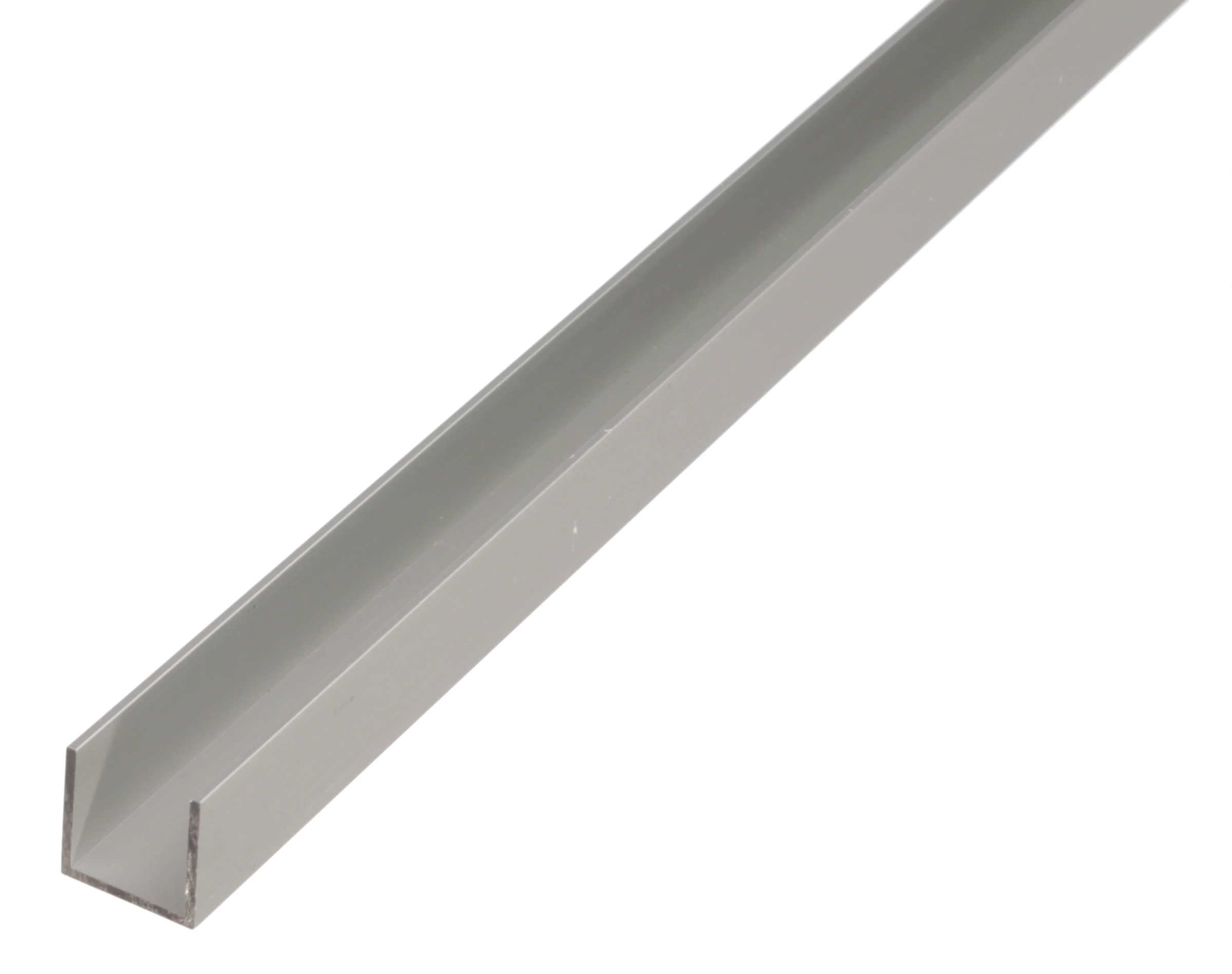 U-Profil Alu-silberf-elox. 10x8x1,5 mm, 1m