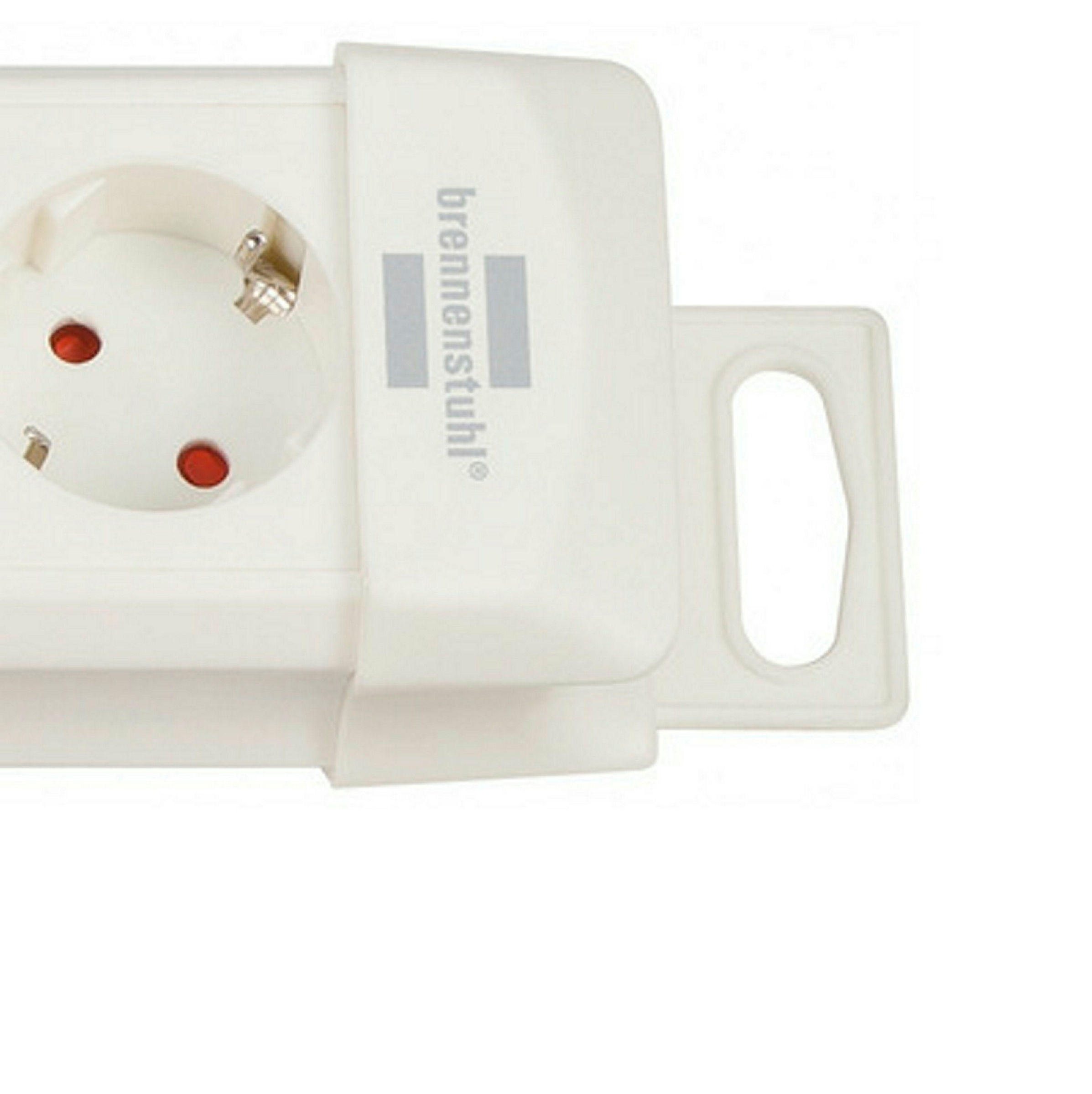 Premium-Line 6fach weiss *DE* 3m H05VV-F3G1,5 mit Schalter