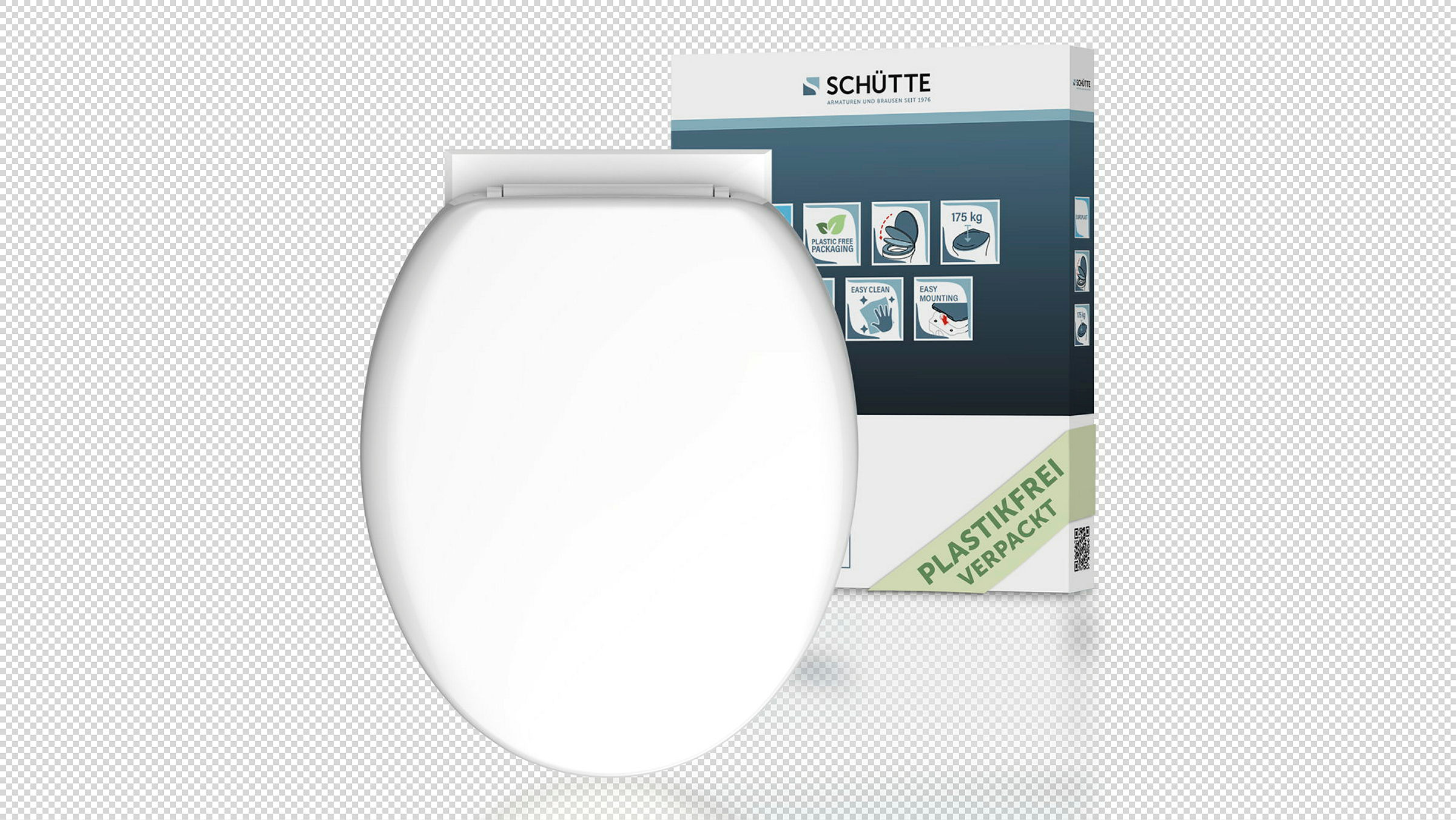 Duroplast WC-Sitz, mit Absenkautomatik