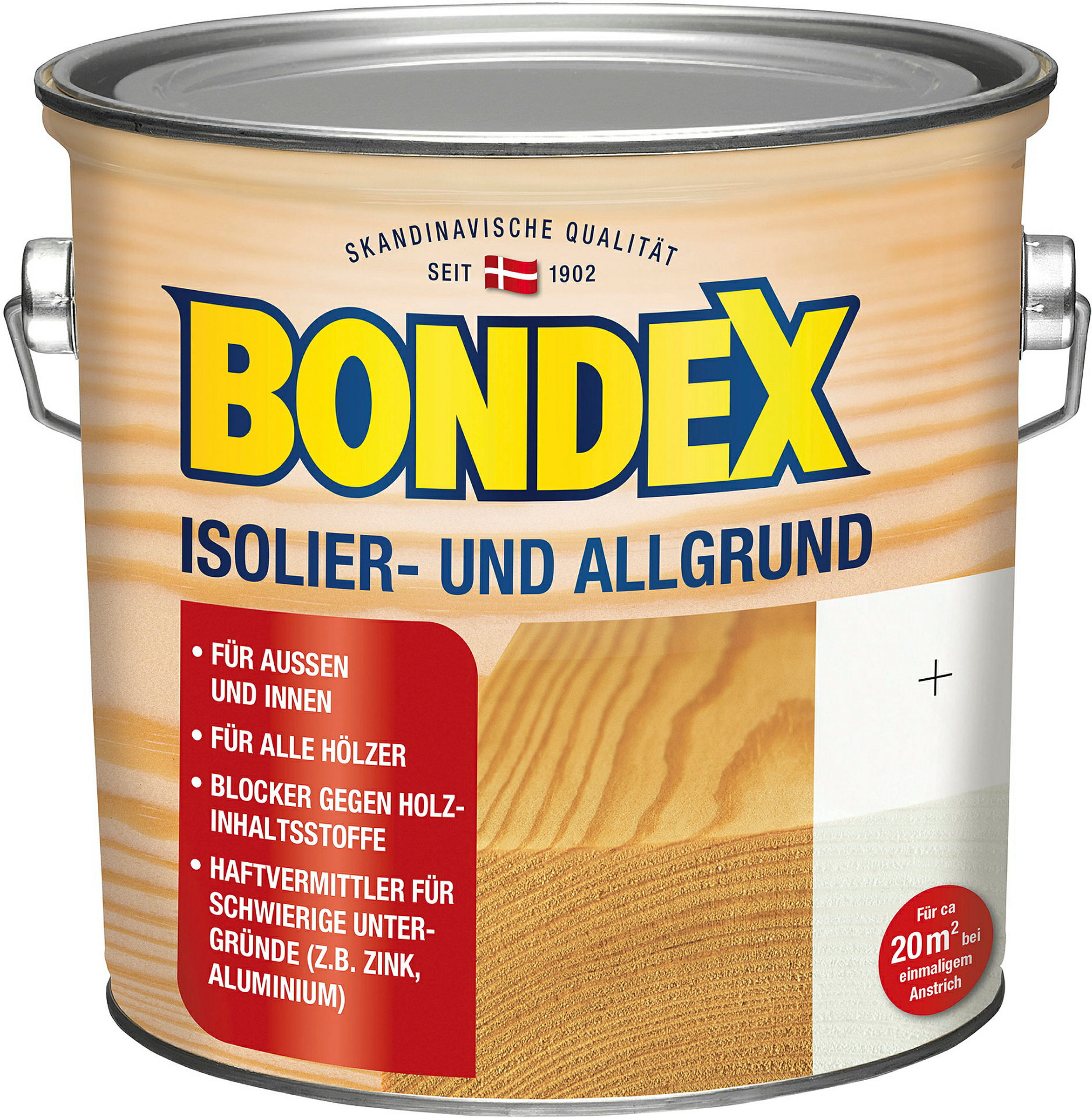 BONDEX Isolier- & Allgrund Weiss 2,50l