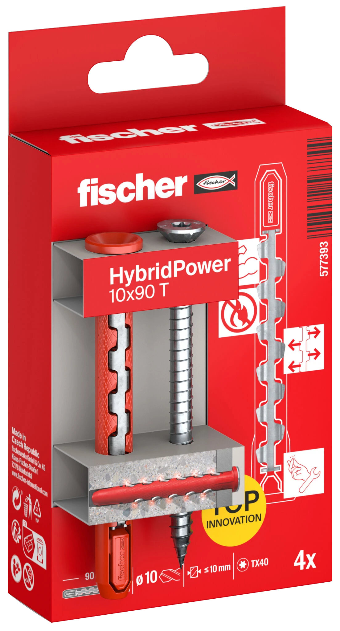 fischer HybridPower 10 x 90 T K