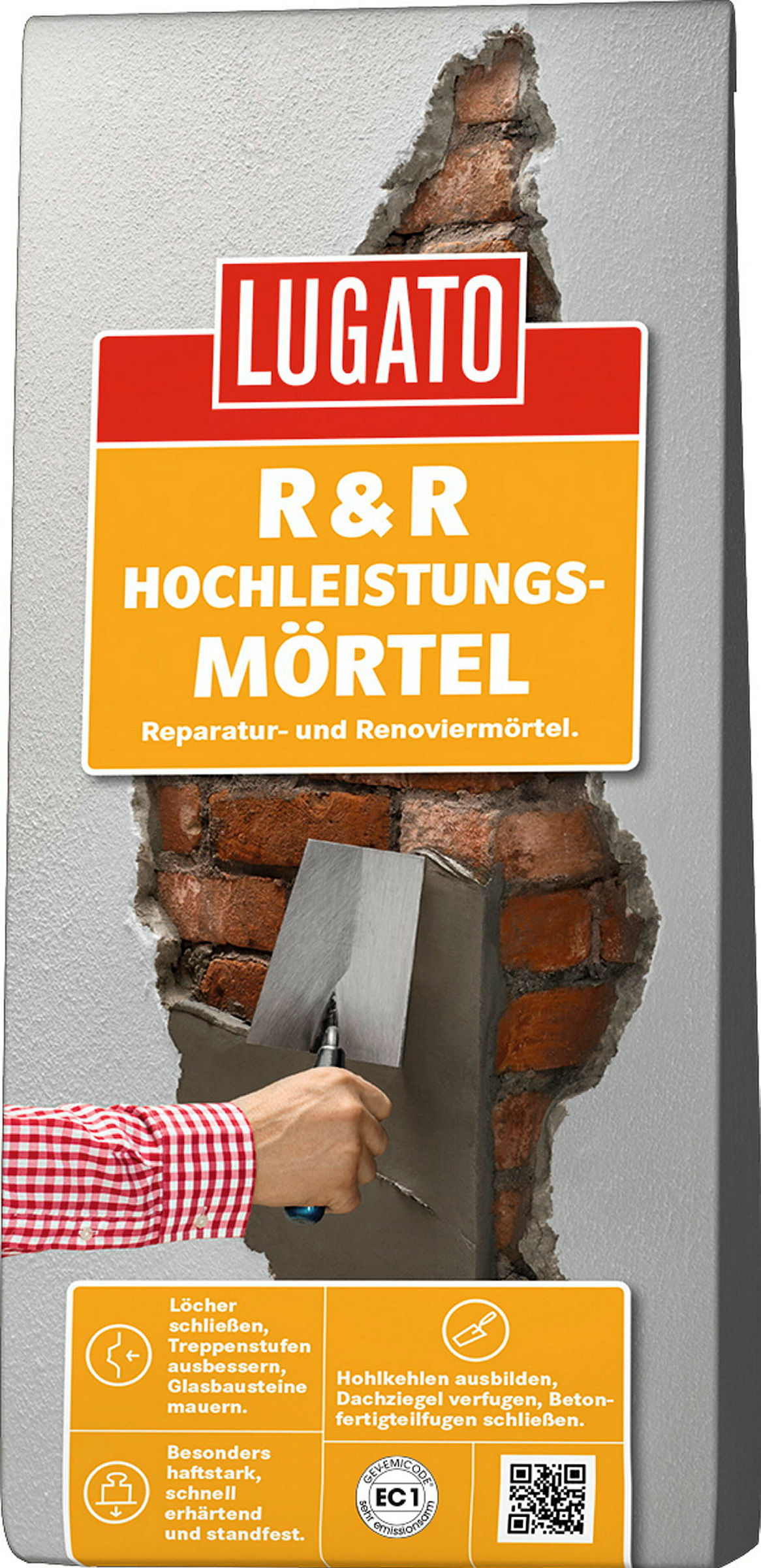 Hochleistungs, Reparatur-und Renoviermörtel