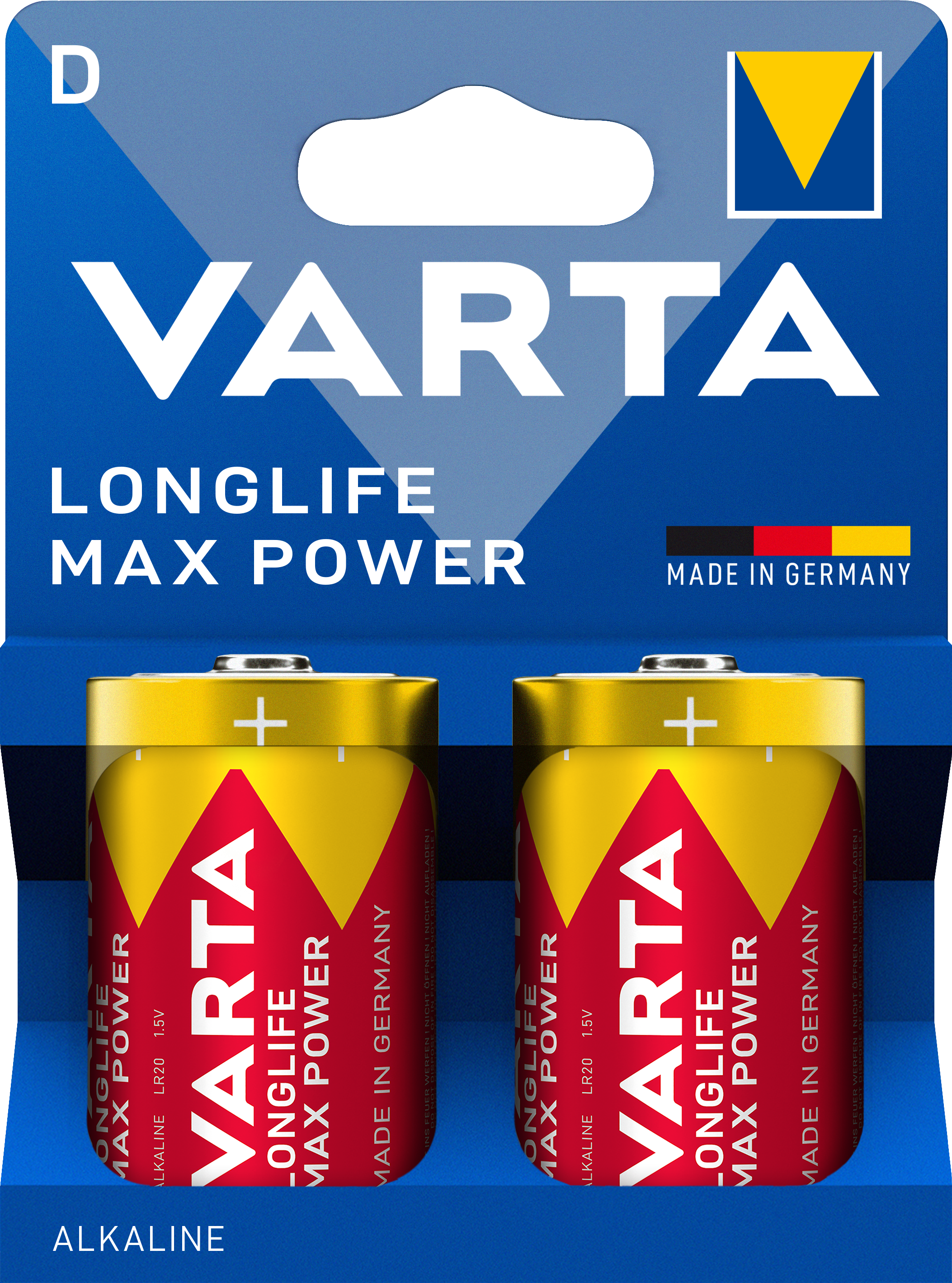 VARTA Longlife Max Power D Blister 2